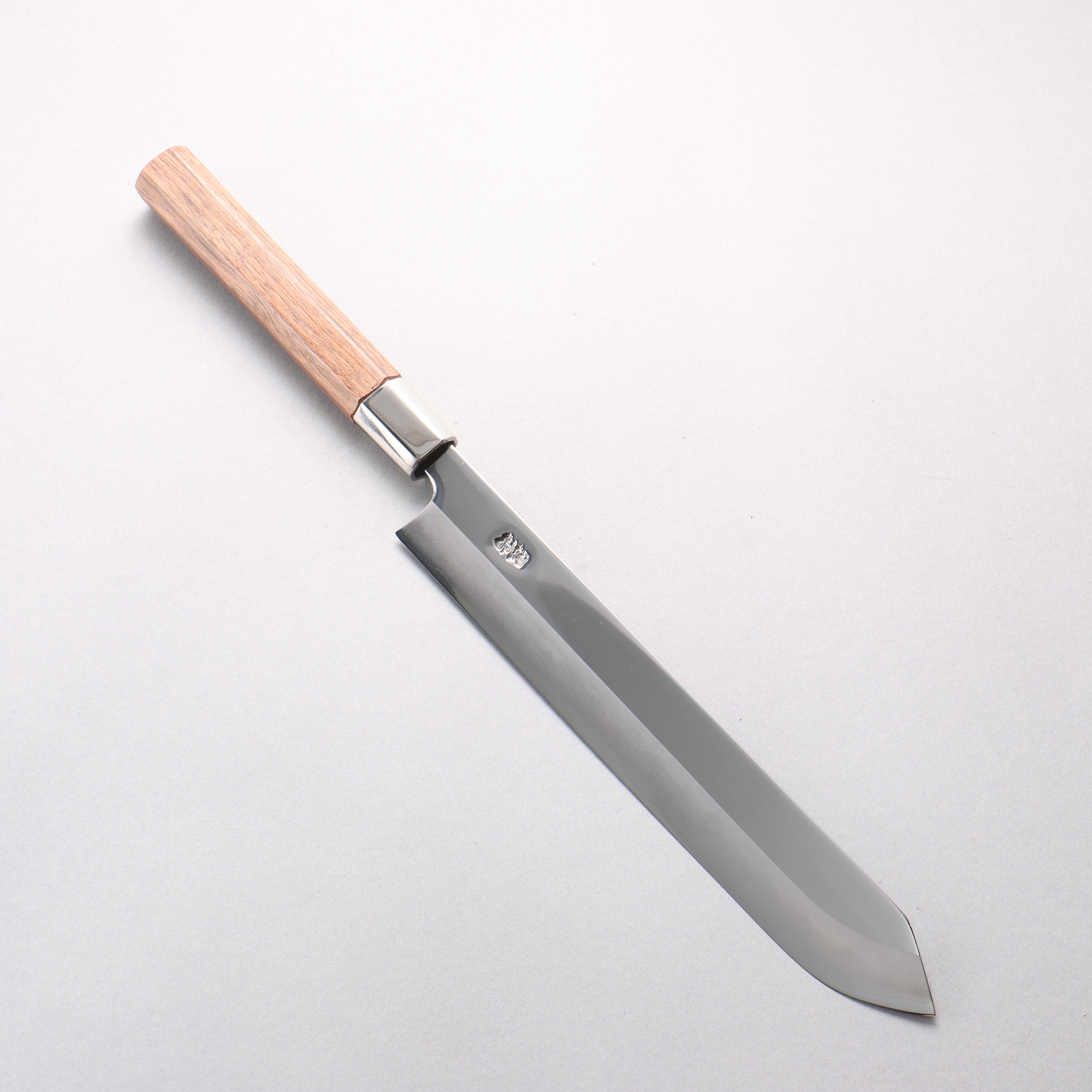 Kurotori Silver Steel No.3 Migaki Finished Bonito Knife 240mm Walnut Handle