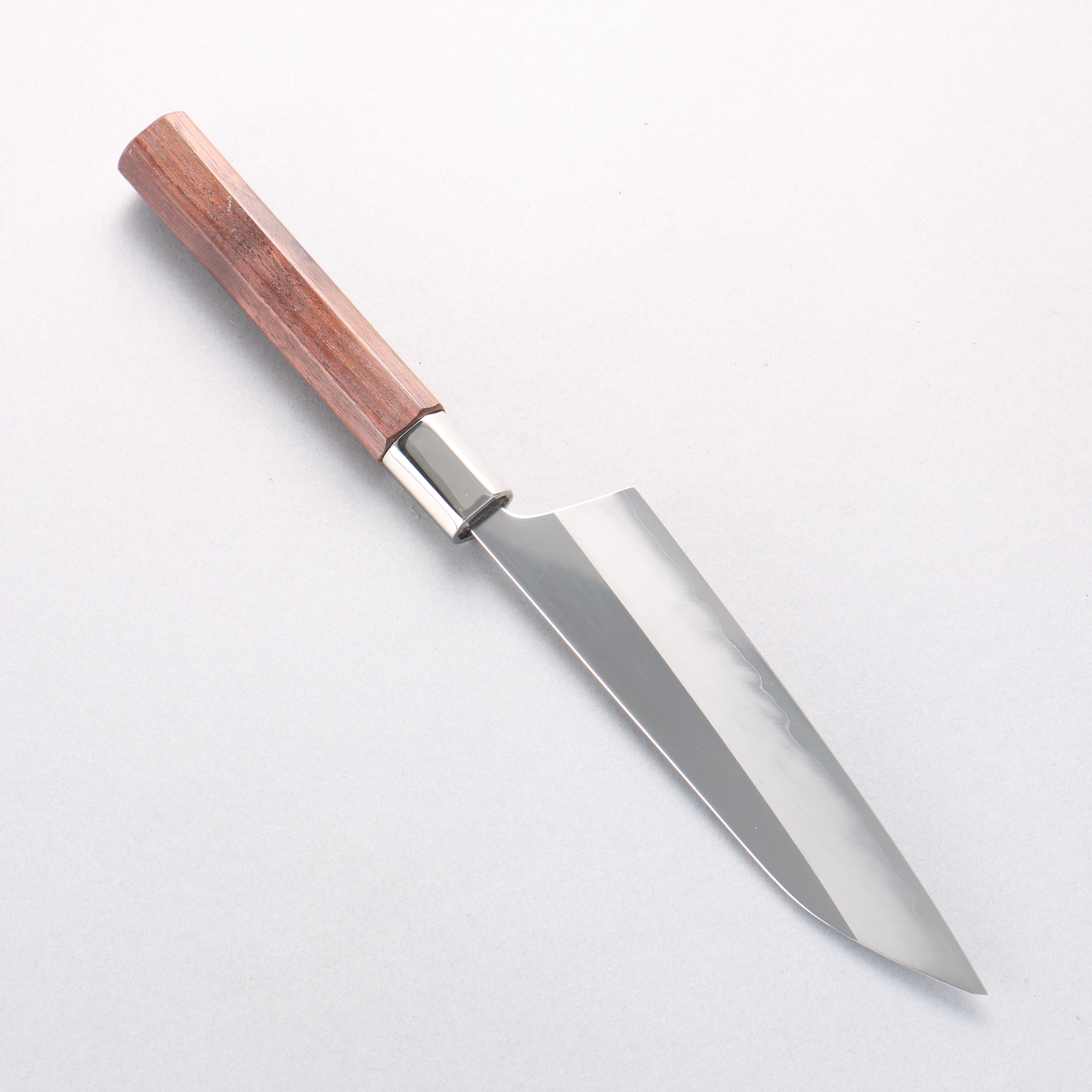 Kurotori Silver Steel No.3 Migaki Finished Petty-Utility 150mm Walnut Handle Kemanmon