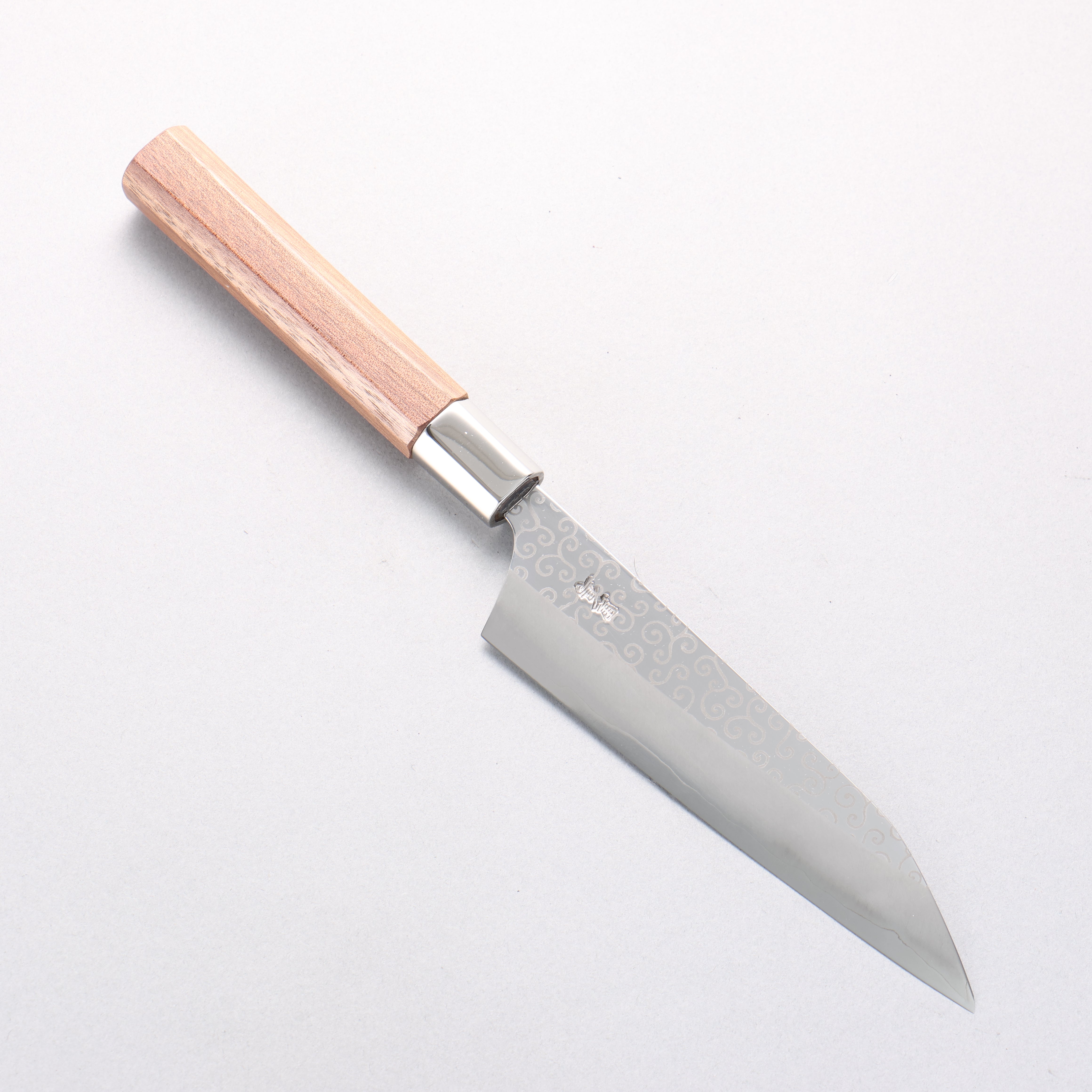 Kurotori Silver Steel No.3 Migaki Finished Petty-Utility 150mm Walnut Handle Karakusa