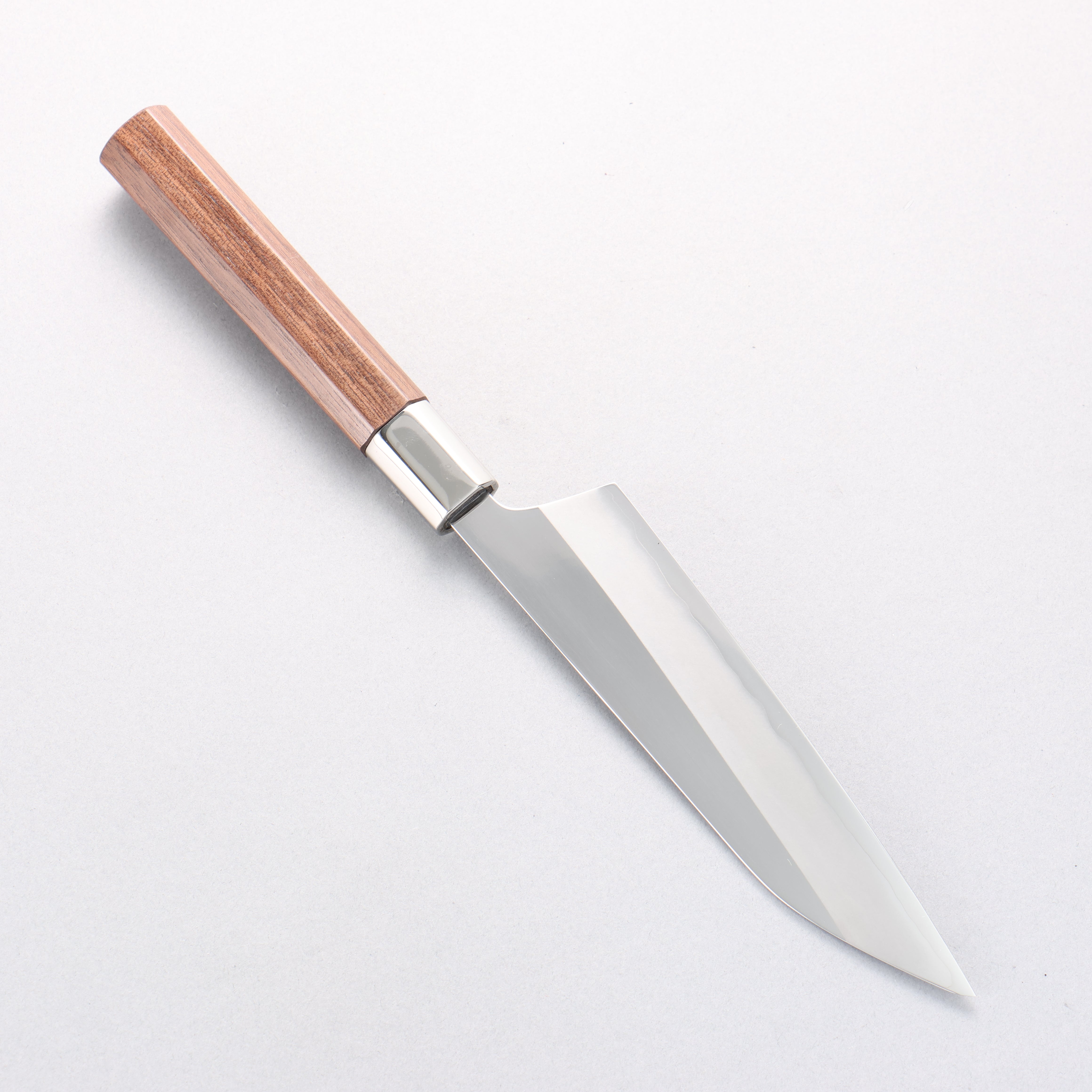 Kurotori Silver Steel No.3 Migaki Finished Petty-Utility 150mm Walnut Handle Sakura
