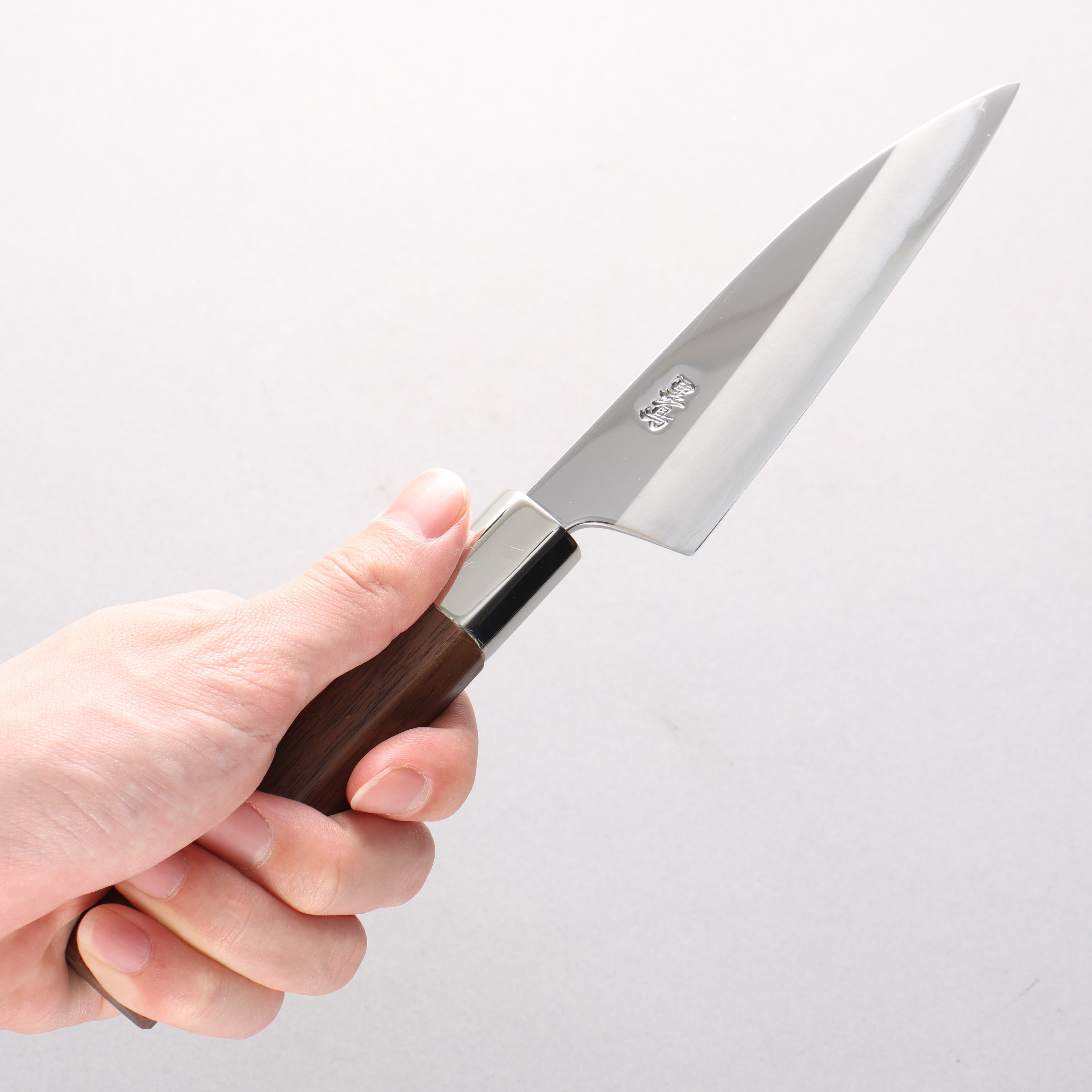 Kurotori Silver Steel No.3 Migaki Finished Fish Gutting Knife 120mm Walnut Handle