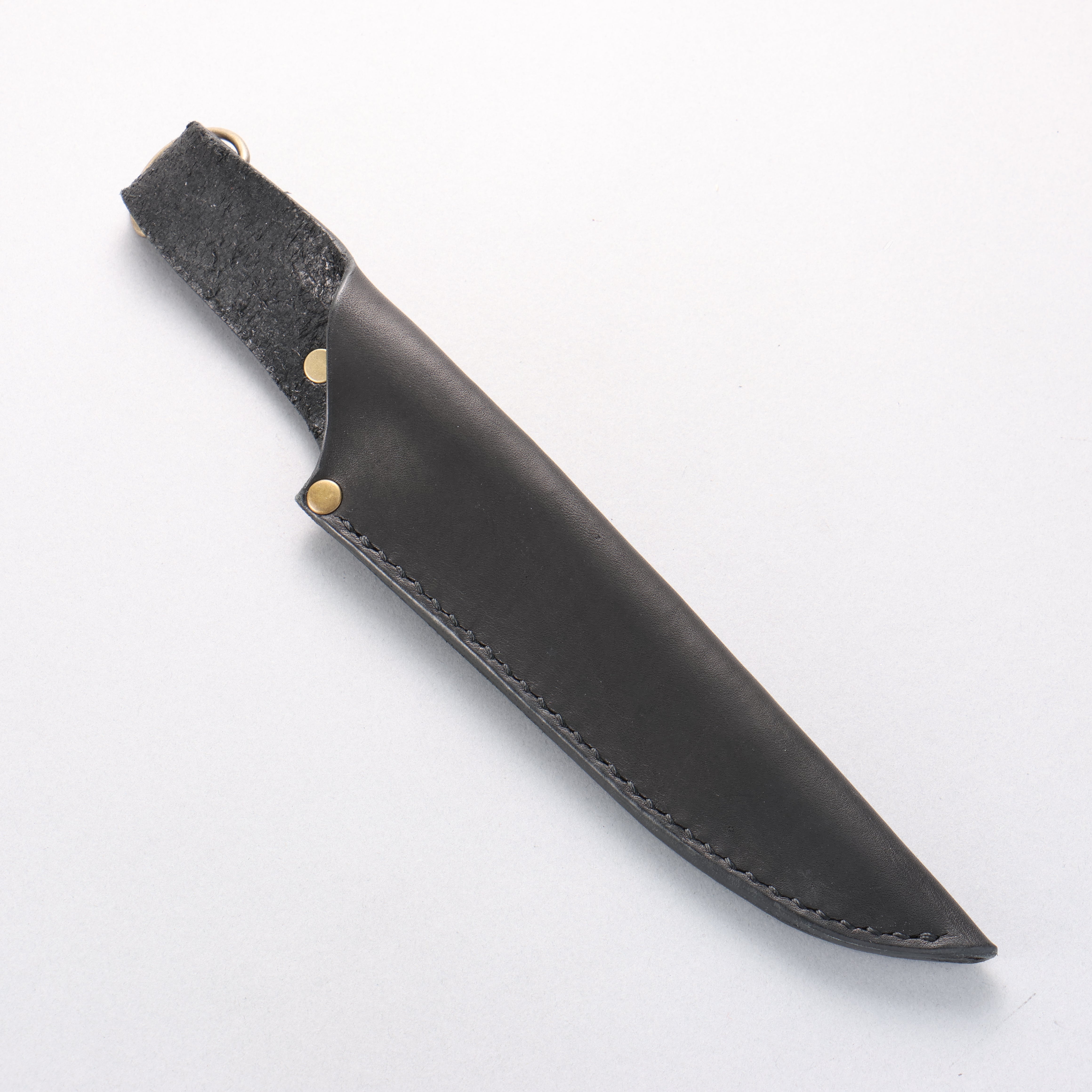 Kurotori Octagonal Silver Steel No.3 Migaki Finished Petty-Utility 150mm Walnut Handle with Sheath