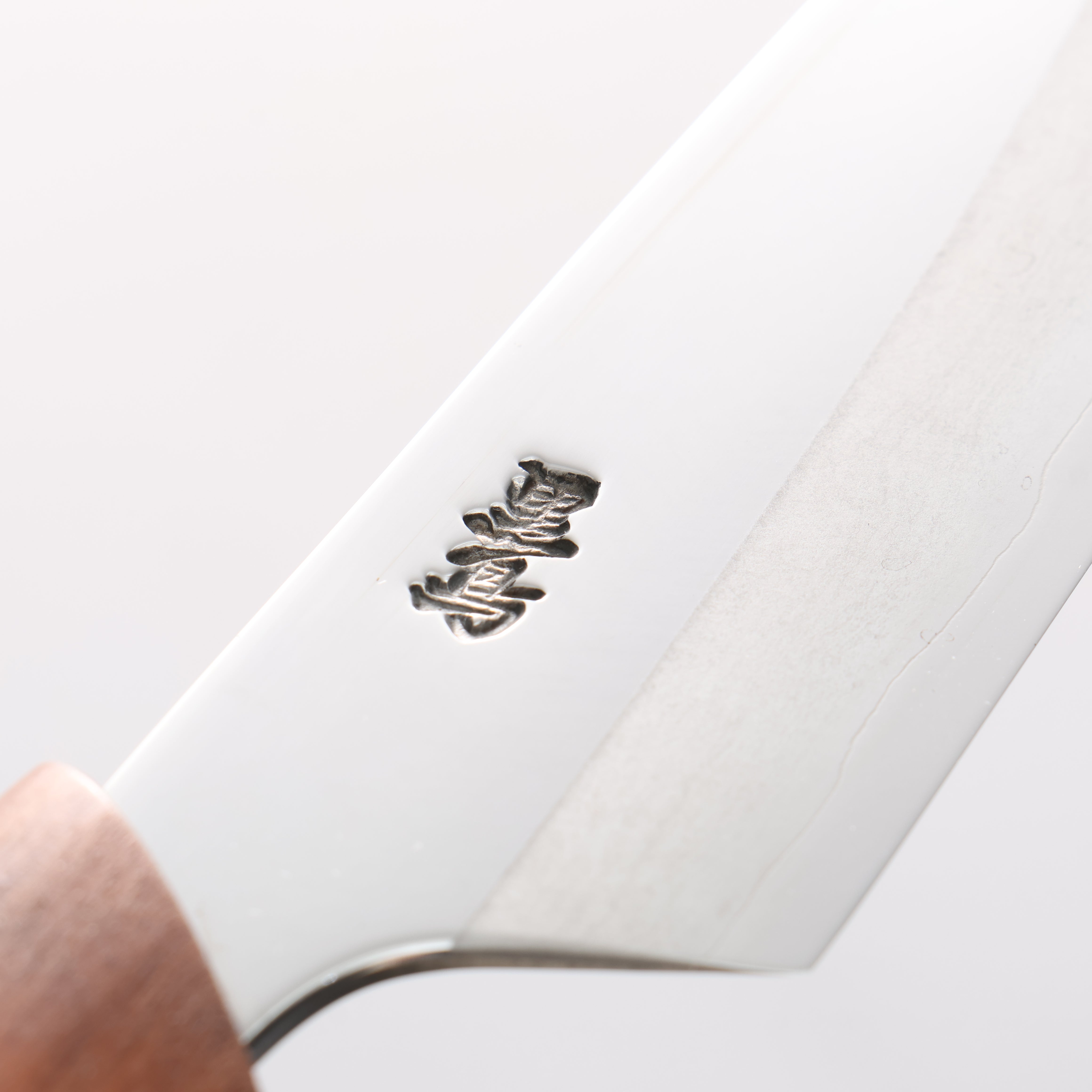 Kurotori Silver Steel No.3 Migaki Finished Petty-Utility 135mm Chinese Quince Handle with Sheath