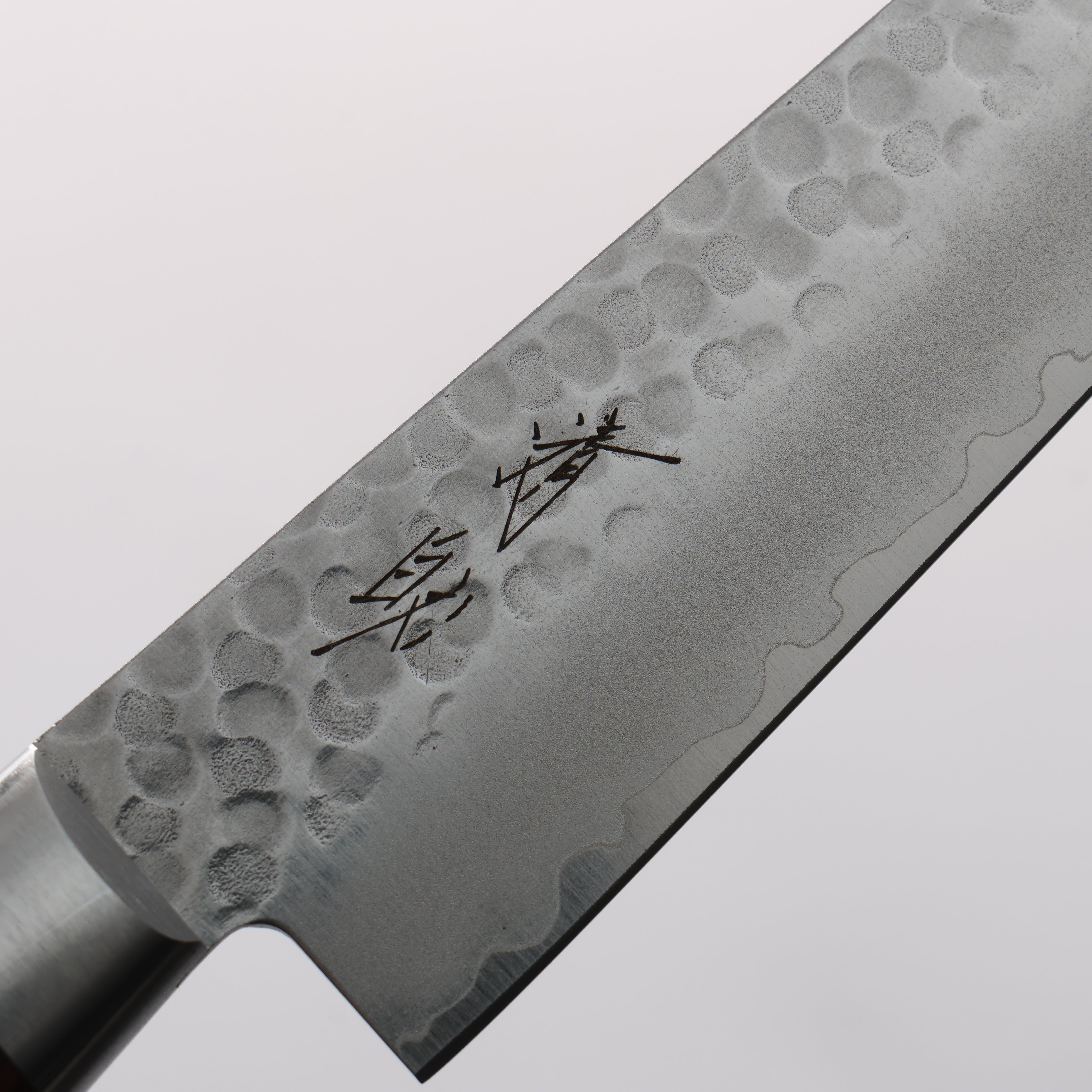 Seisuke VG10 Hammered Petty-Utility 135mm Mahogany Handle - Japanny - Best Japanese Knife