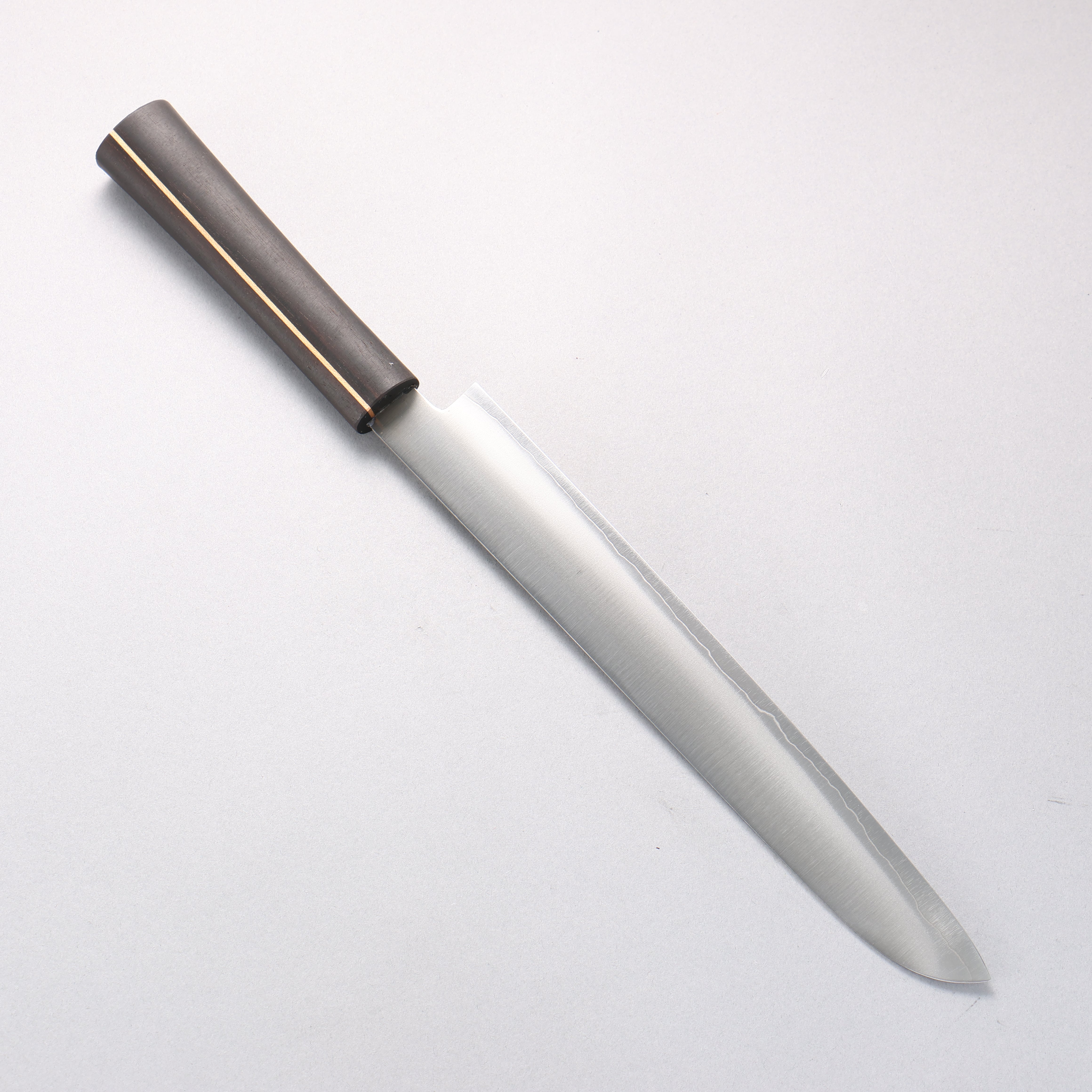 Shigeki Tanaka Majiro Silver Steel No.3 Bread Slicer 240mm Ebony Wood Handle - Japanny - Best Japanese Knife