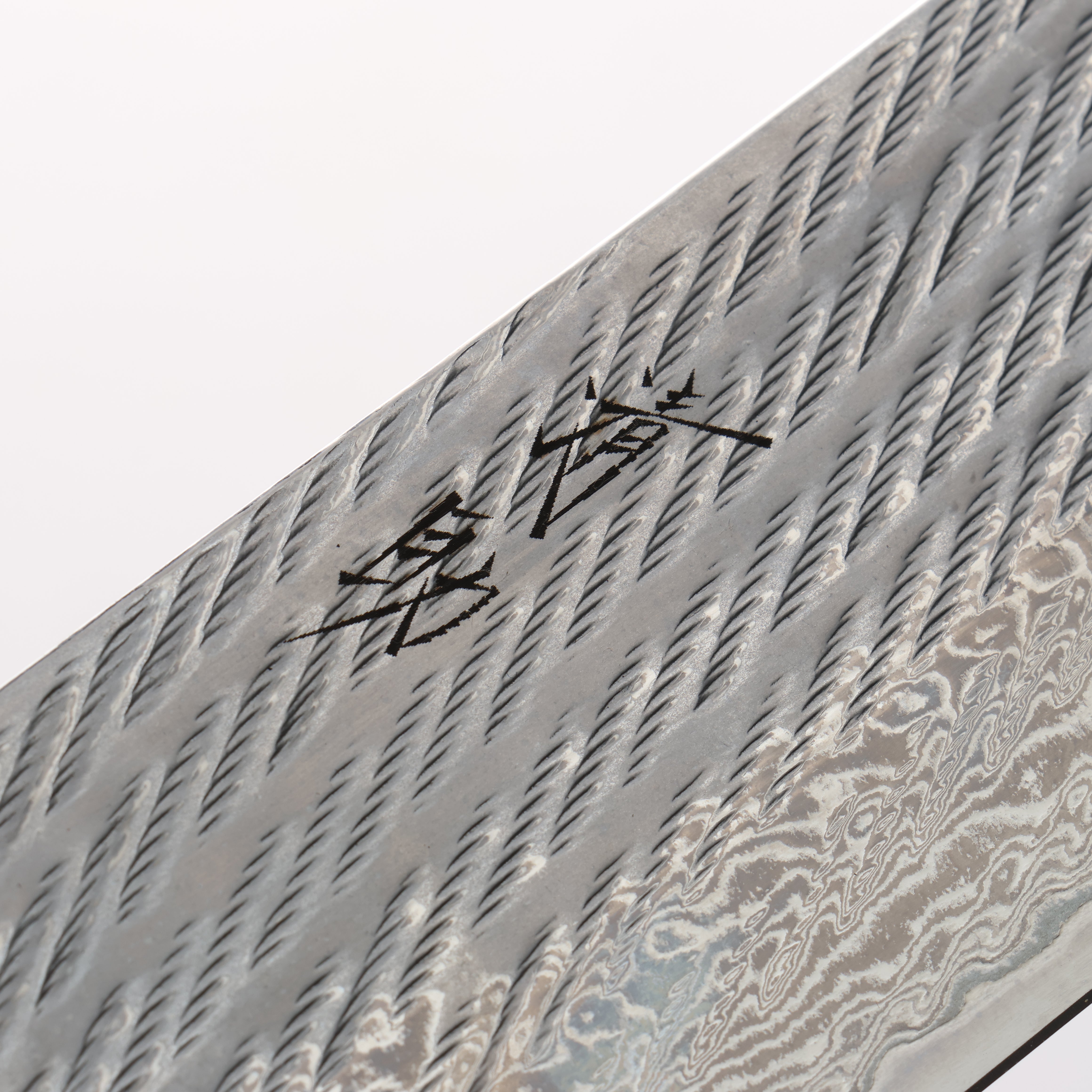 Seisuke AUS10 Damascus Rope Pattern Nakiri 165mm Burnt Oak Handle - Japanny - Best Japanese Knife