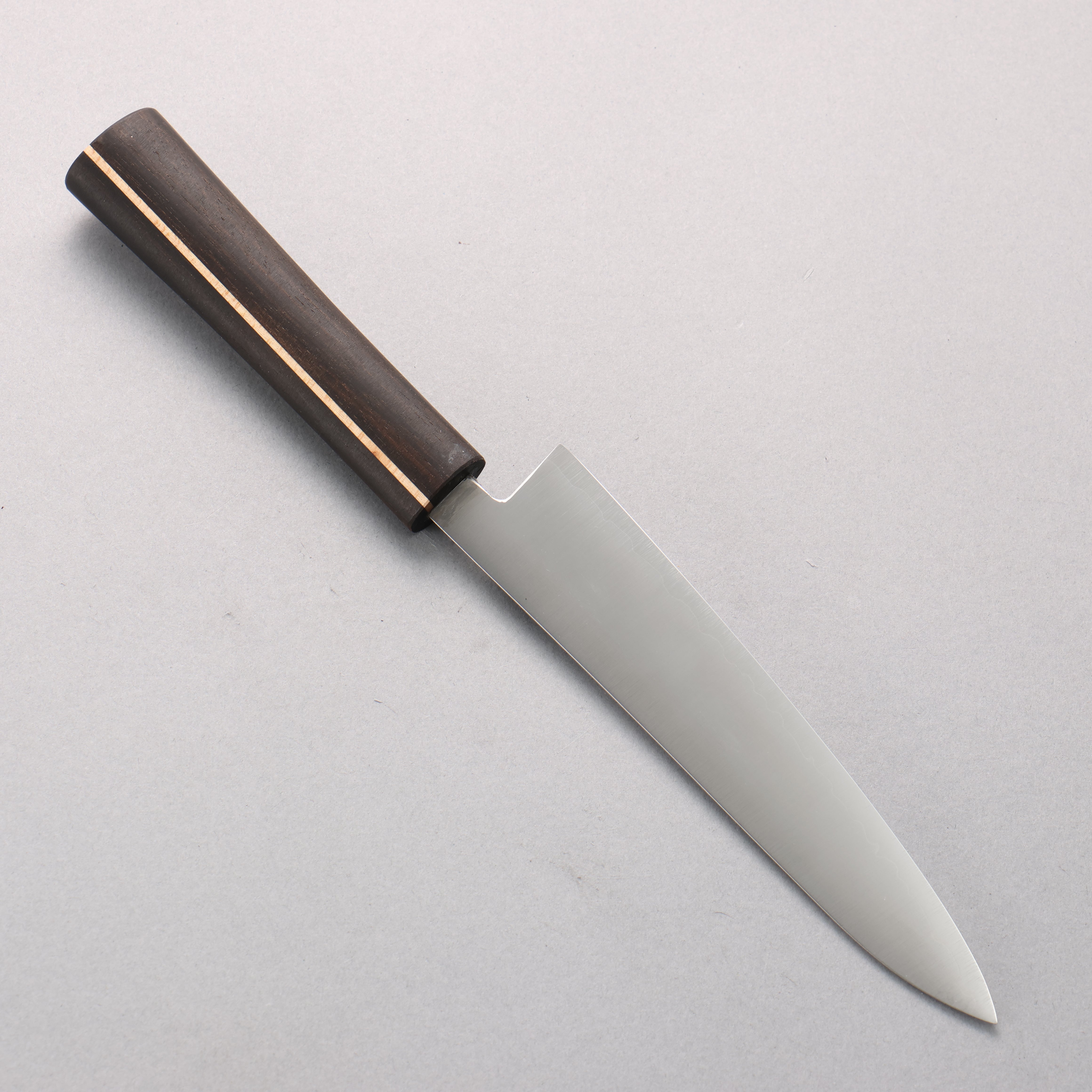 Shigeki Tanaka Majiro Silver Steel No.3 Petty-Utility 150mm Ebony Wood Handle - Japanny - Best Japanese Knife