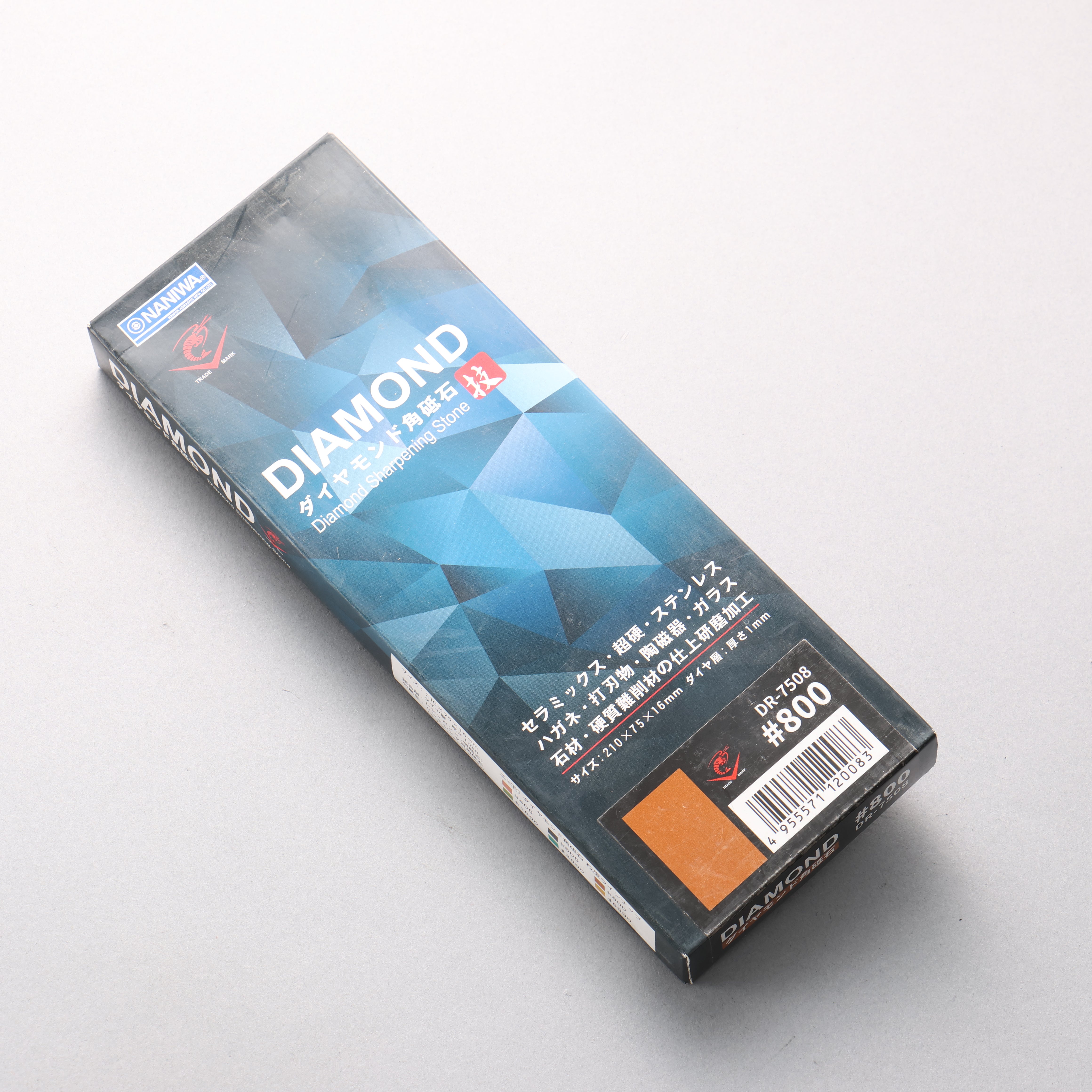 Naniwa Diamond Sharpening Stone #800 DR-7508 210 x 75 x 16mm - Japanny - Best Japanese Knife