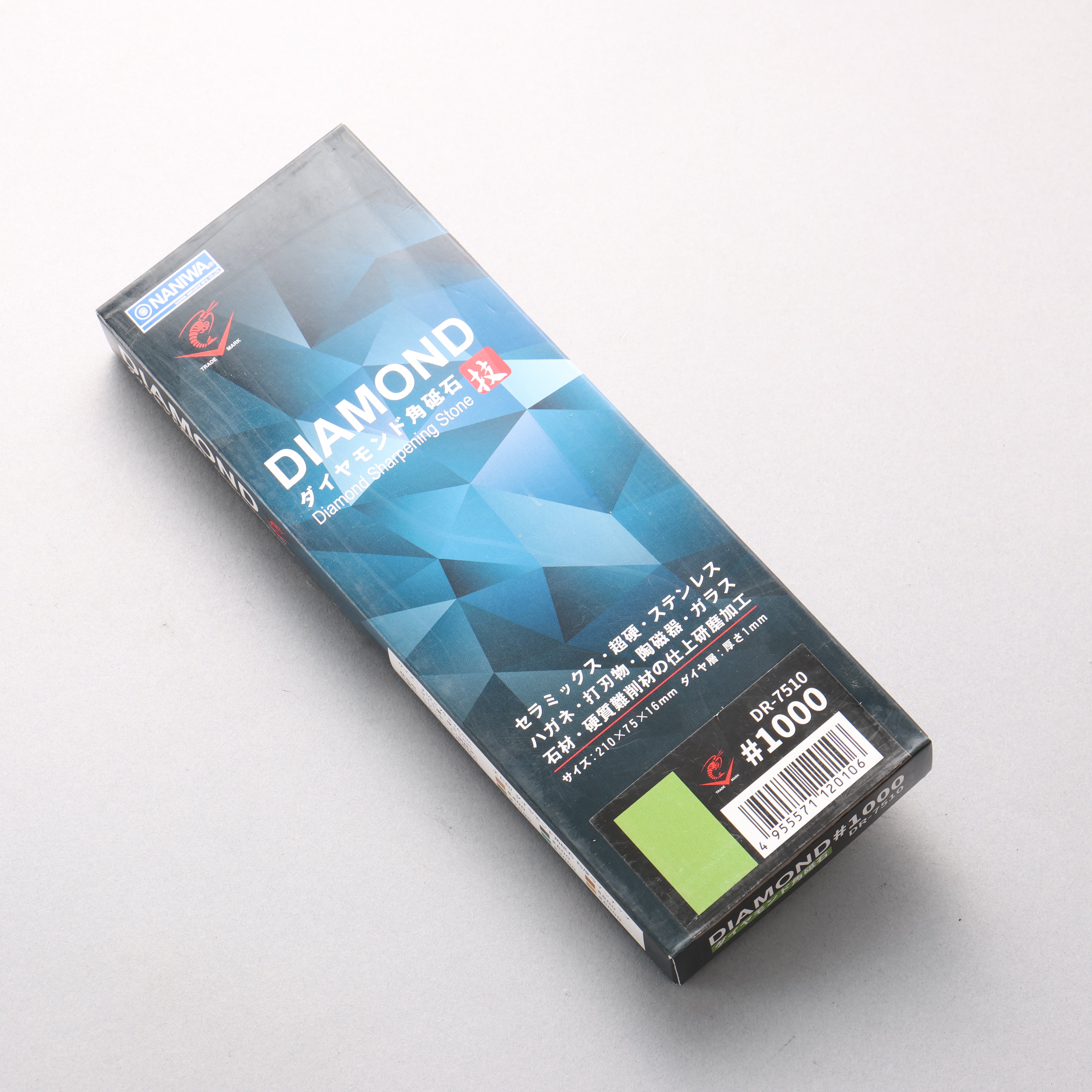 Naniwa Diamond Sharpening Stone #1000 DR-7510 210 x 75 x 16mm - Japanny - Best Japanese Knife