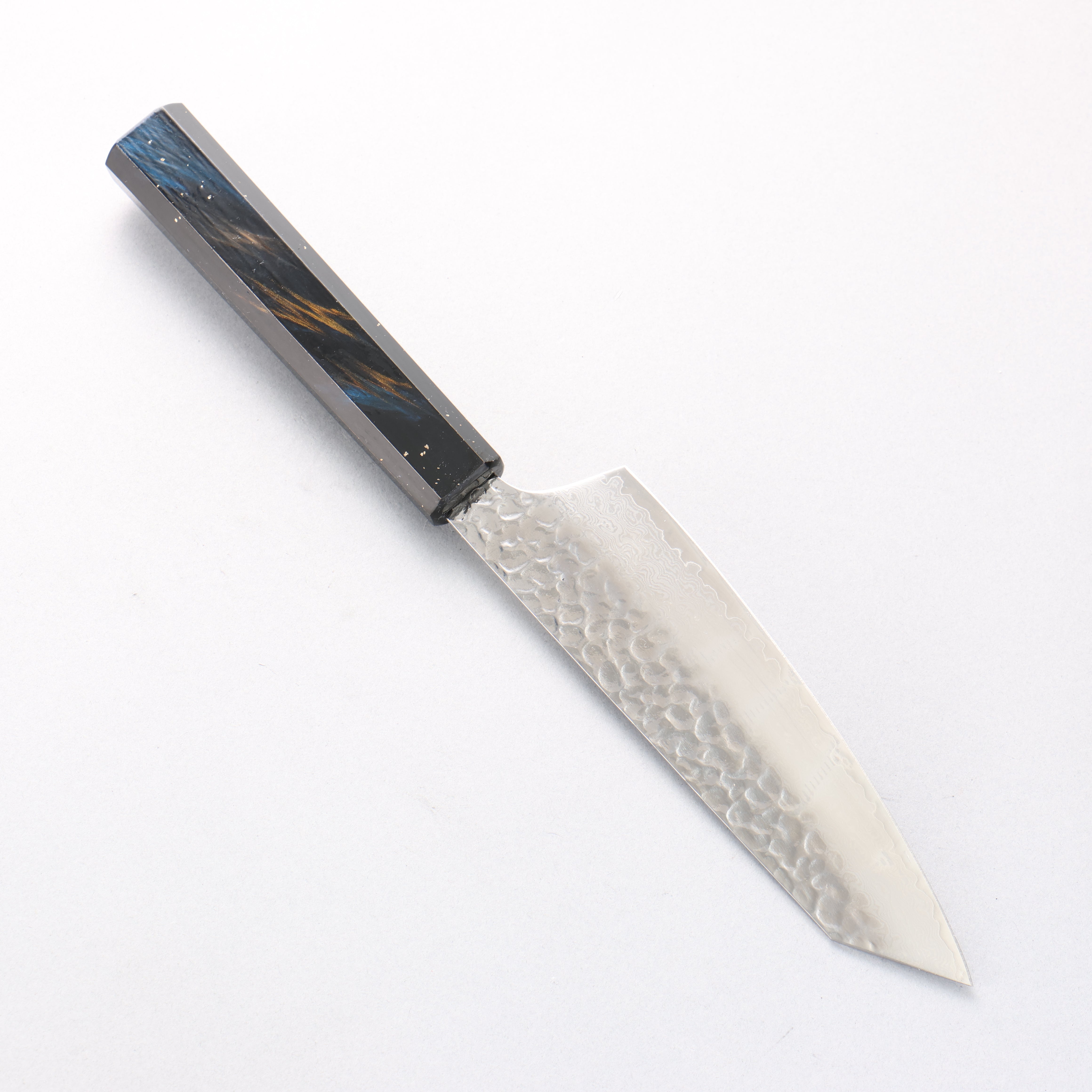 Sakai Takayuki VG10 33 Layer Damascus Kengata Santoku 160mm Live oak Lacquered (Saiu) Handle - Japanny - Best Japanese Knife