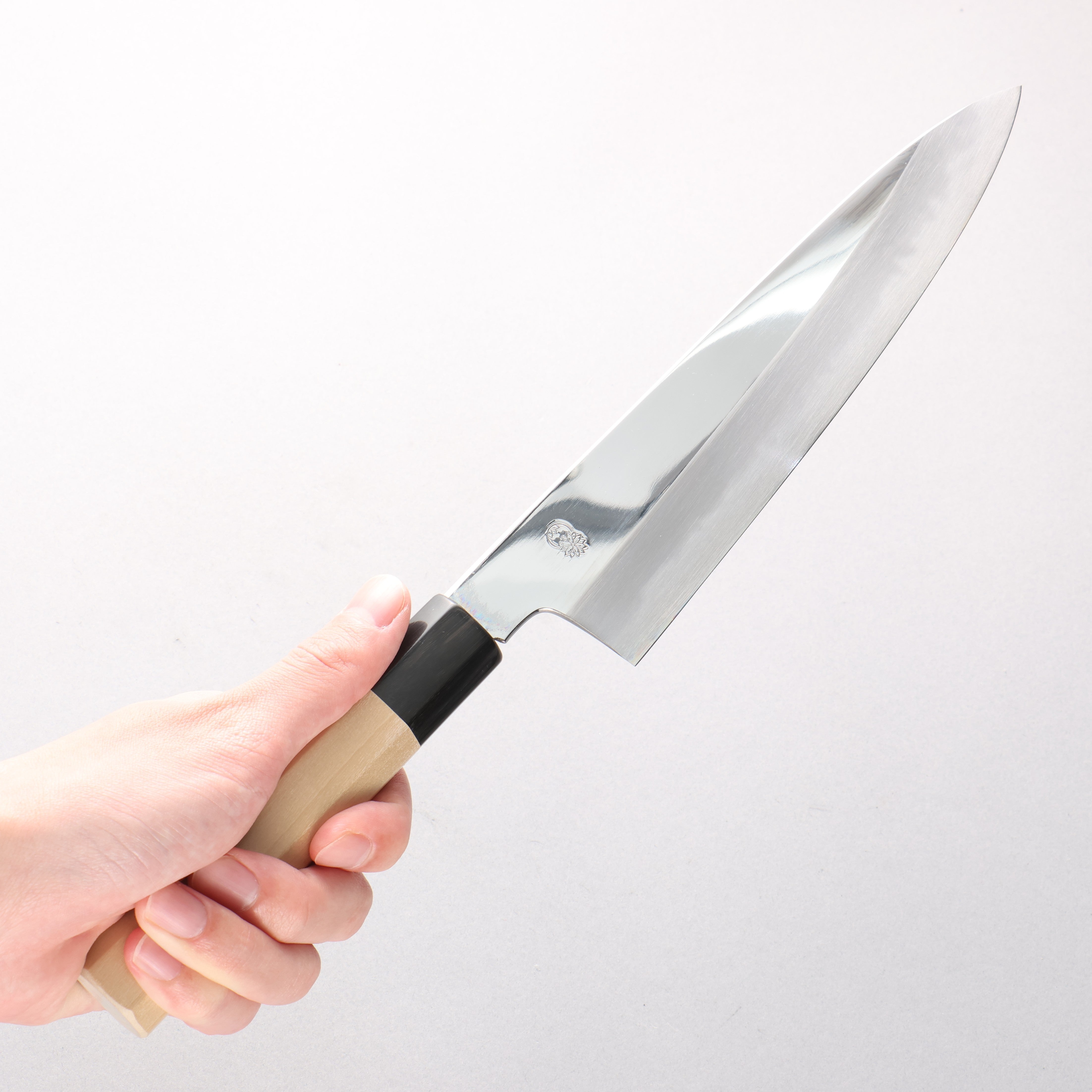 Choyo White Steel Mirrored Finish Gyuto 210mm Magnolia Handle - Japanny - Best Japanese Knife