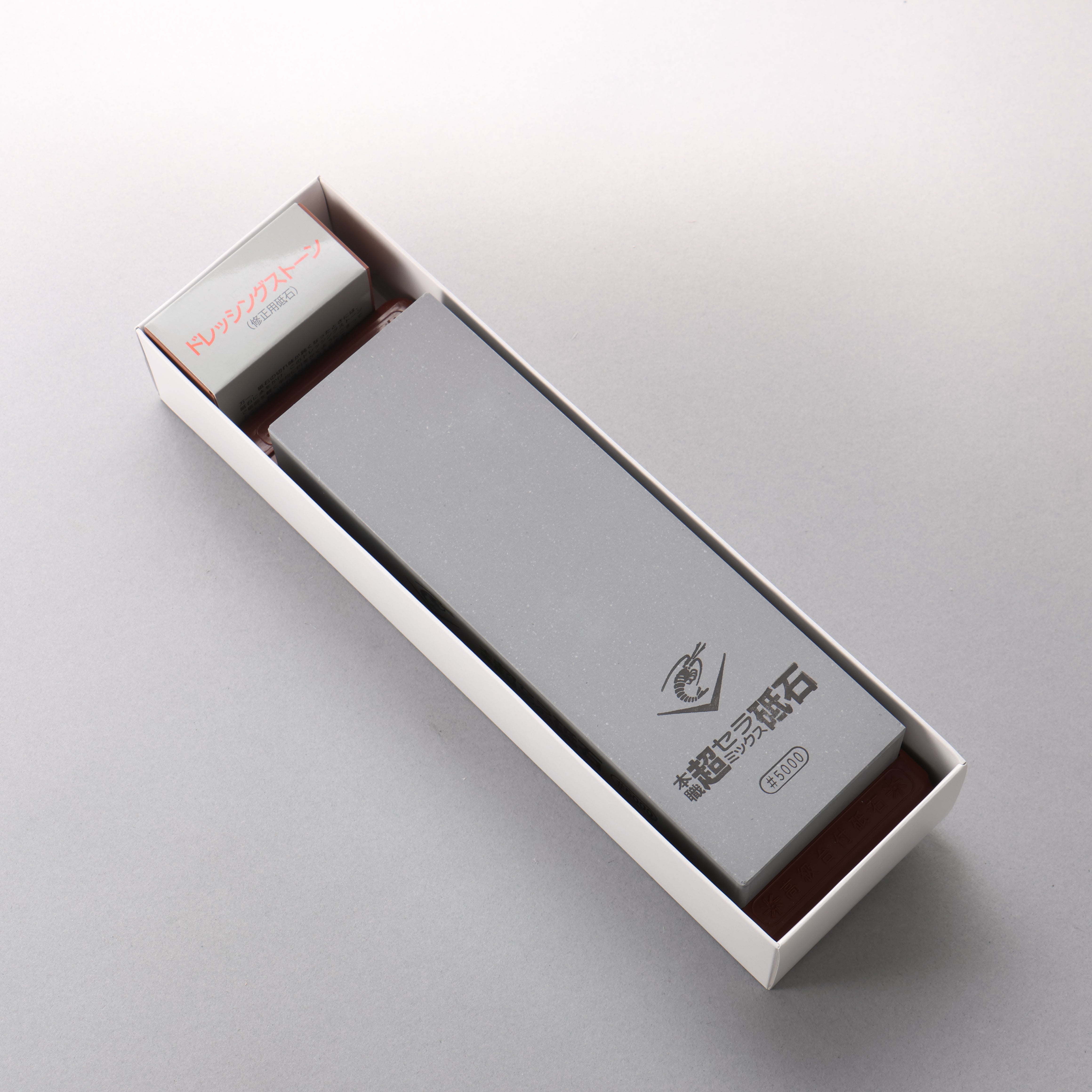 Naniwa Chou Ceramics with Base Sharpening Stone #5000 SS-5000 210 x 70 x 25mm - Japanny - Best Japanese Knife