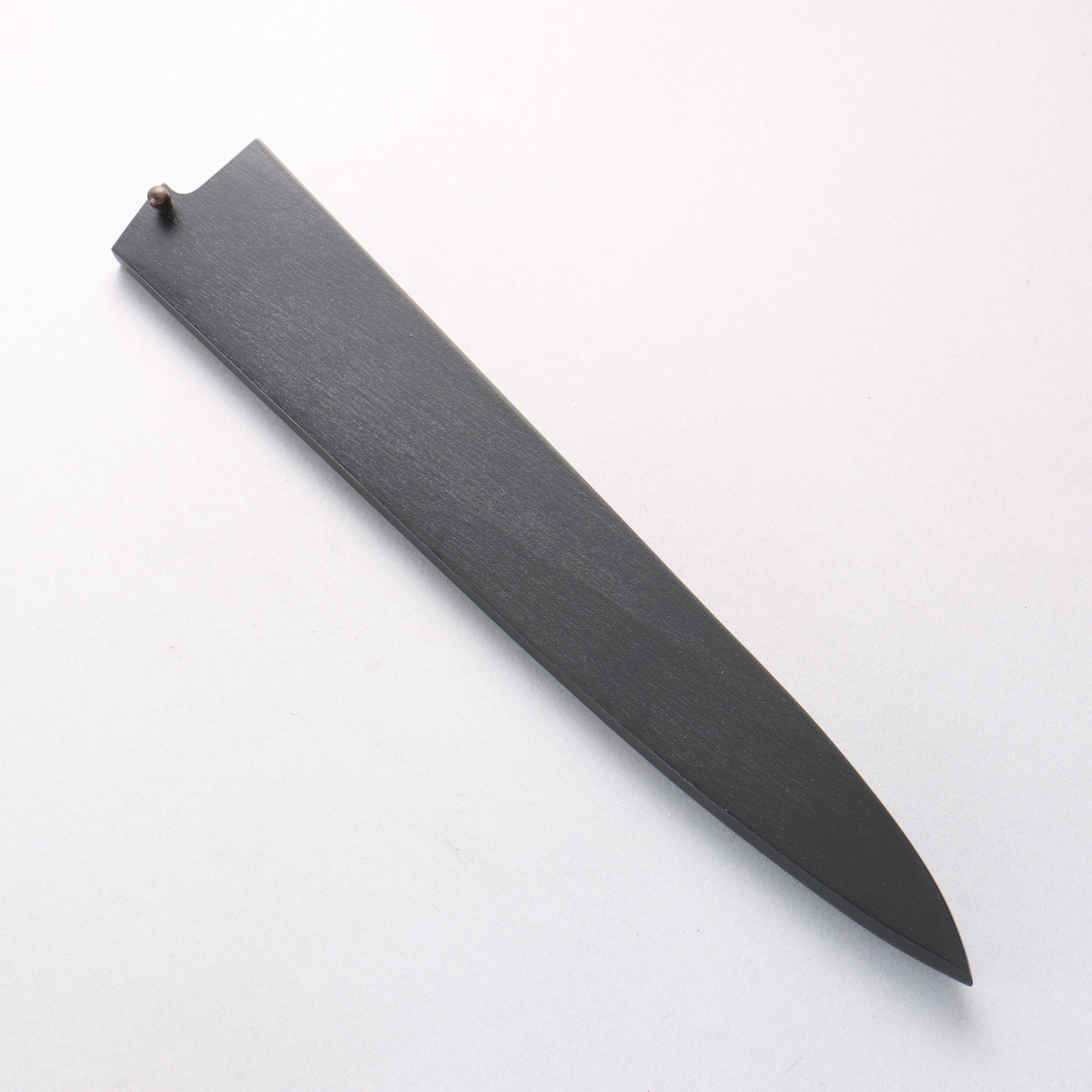 Black Saya Sheath for Sujihiki Knife with Plywood Pin - Japanny - Best Japanese Knife
