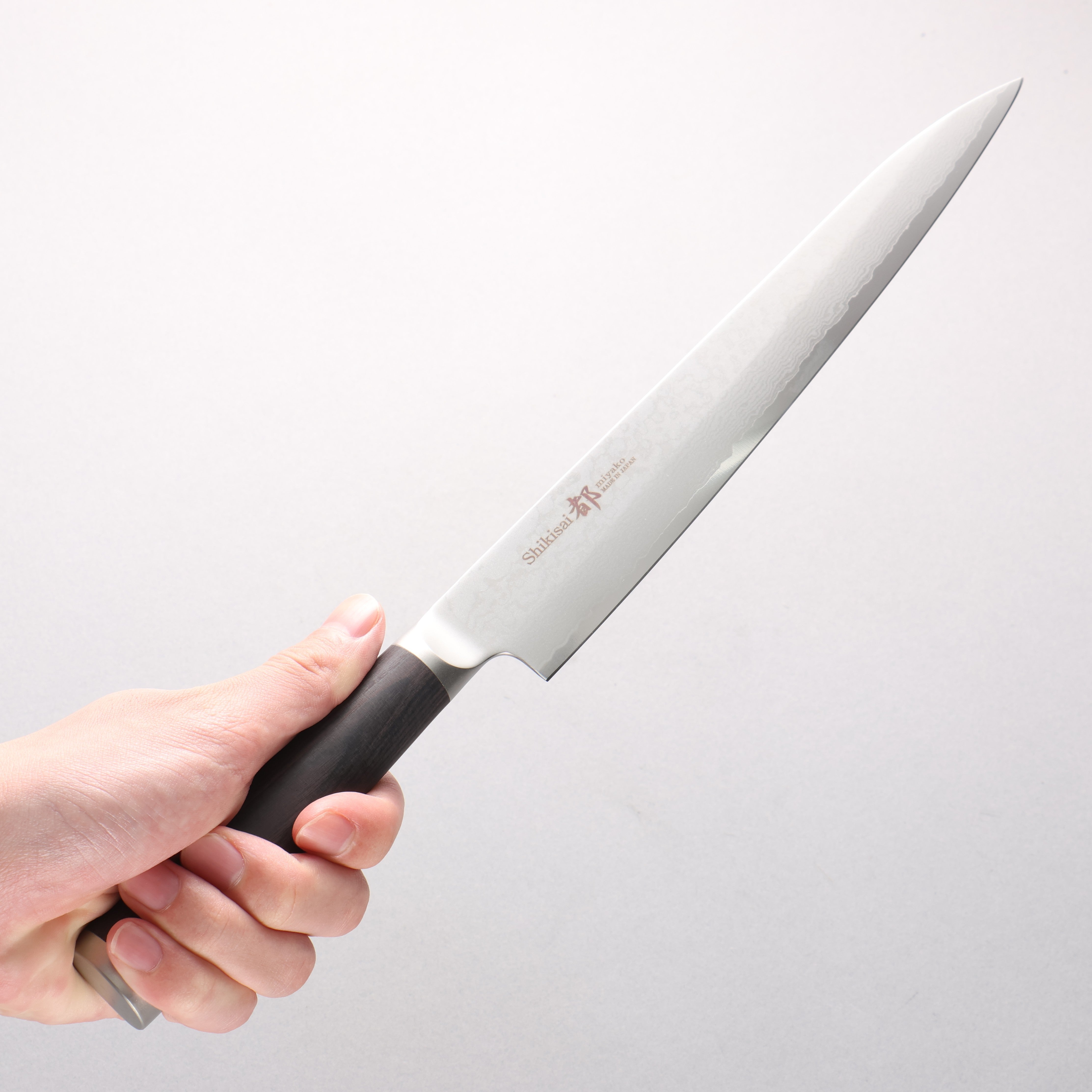Miyako AUS8 33 Layer Damascus Yanagiba 240mm - Japanny - Best Japanese Knife