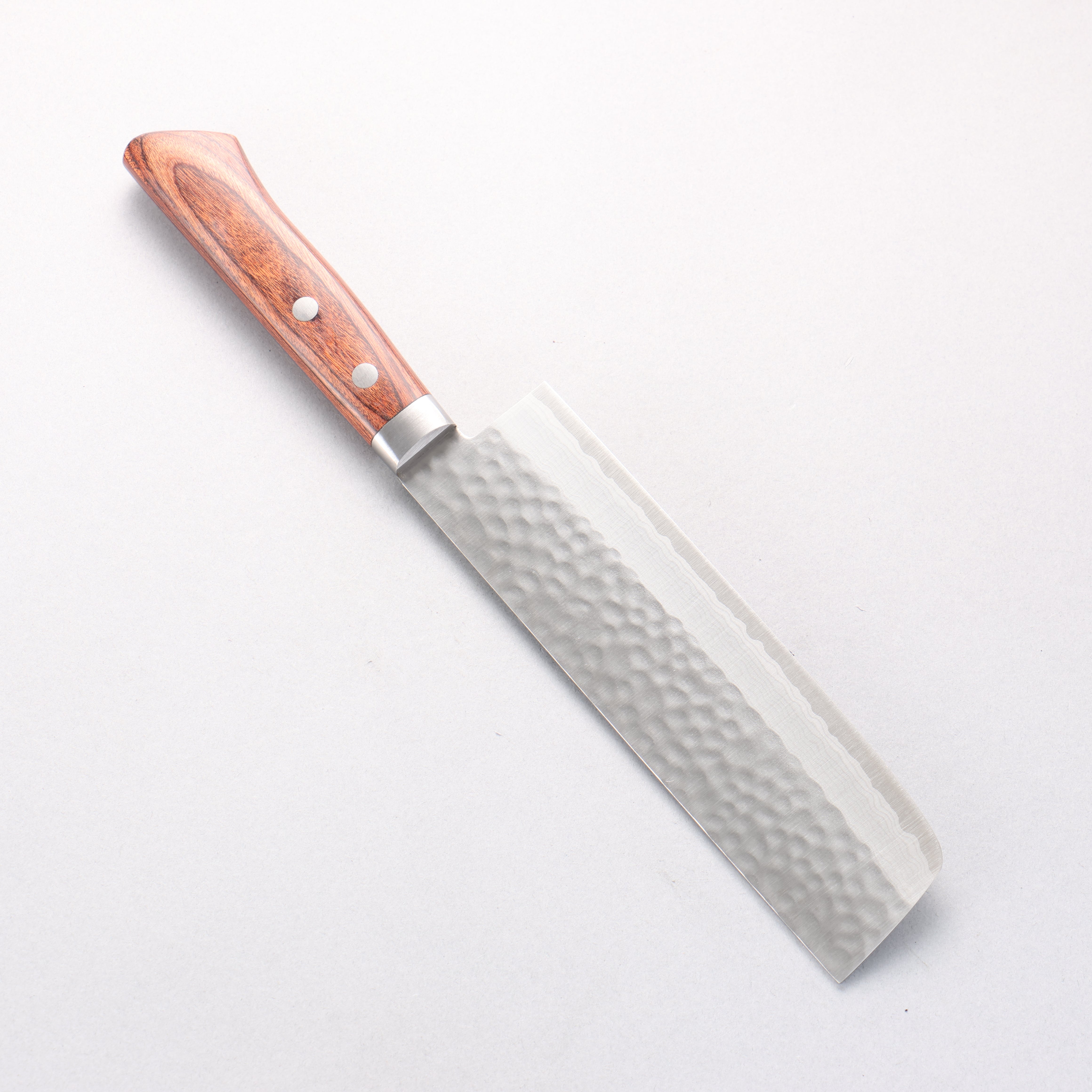 Kunihira Kokuryu VG10 Hammered Damascus Usuba 165mm Mahogany Handle