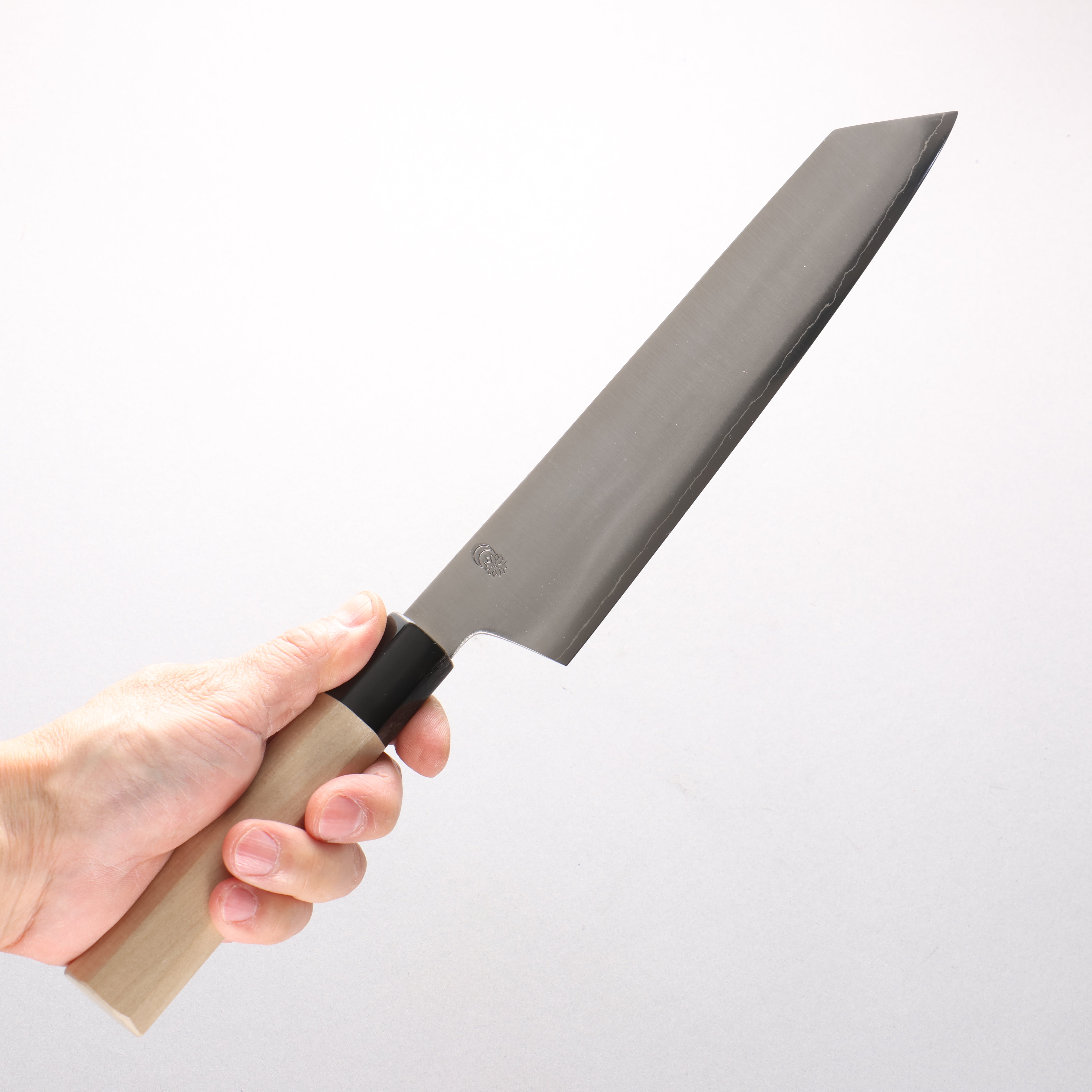Kikuzuki Silver Steel No.3 Bokashi Kiritsuke Gyuto 240mm Magnolia Handle