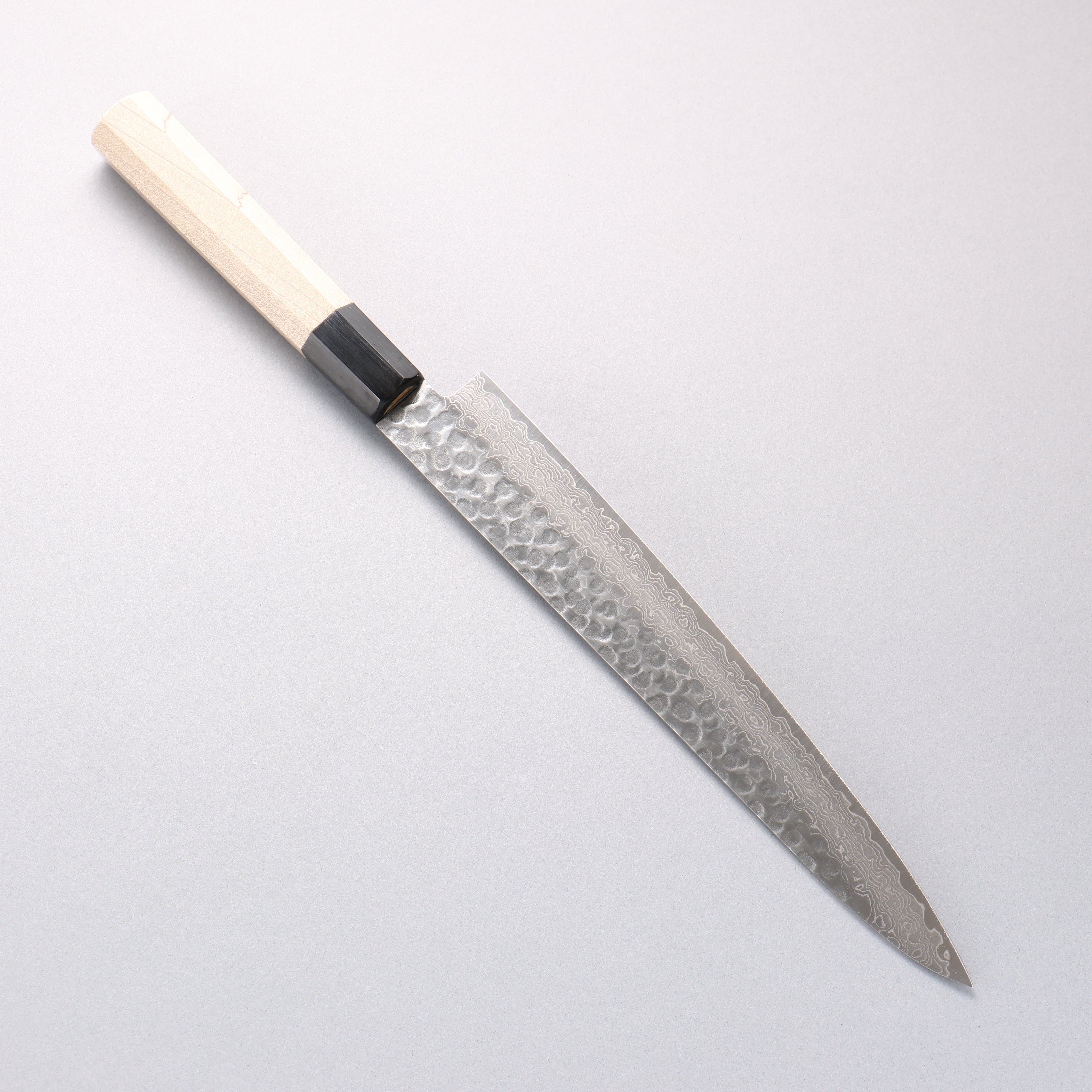 Sakai Takayuki AUS10 45 Layer Damascus Sujihiki 240mm Magnolia Handle
