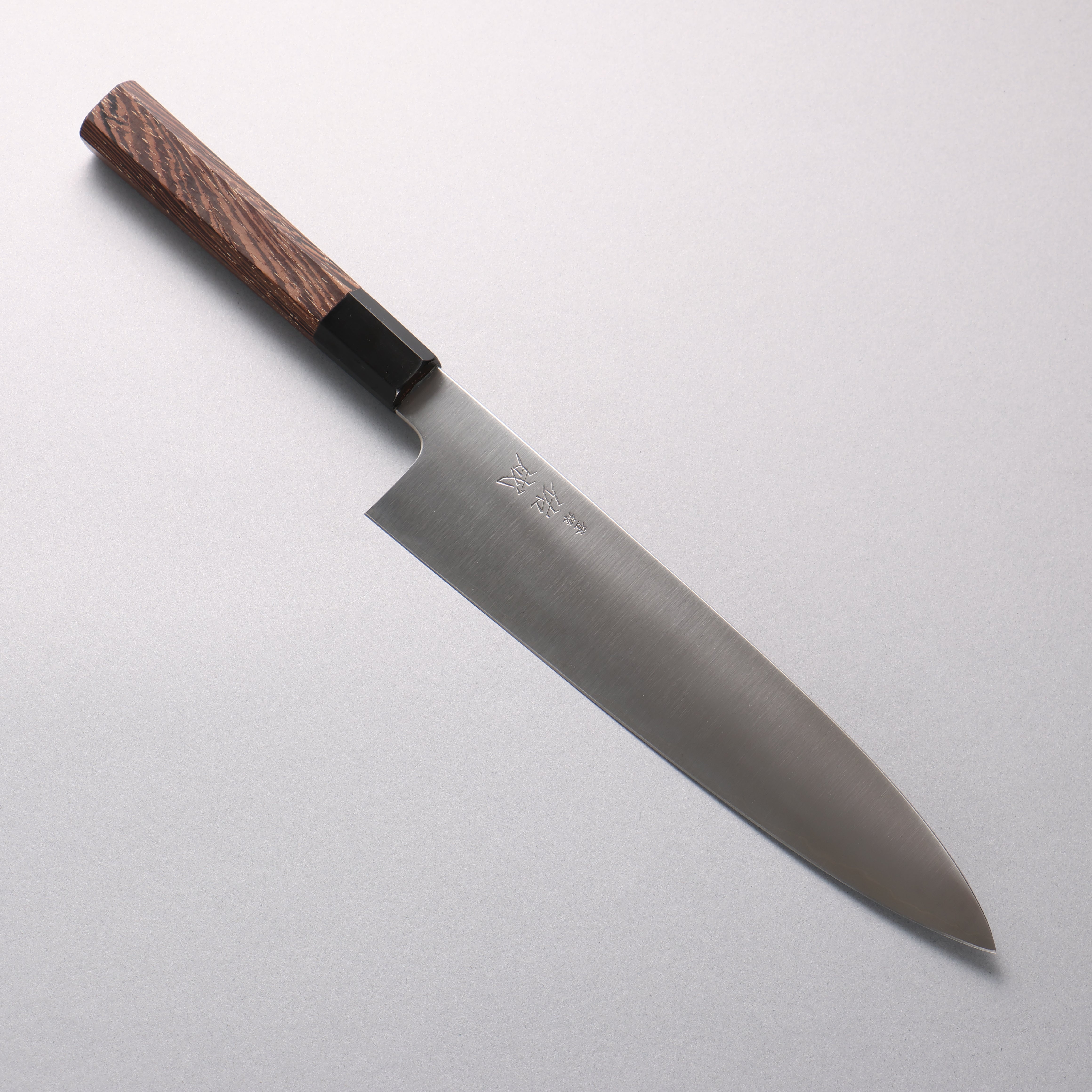 Sukenari SG2 Gyuto 240mm Wenge (ferrule: Black Buffalo Horn) Handle