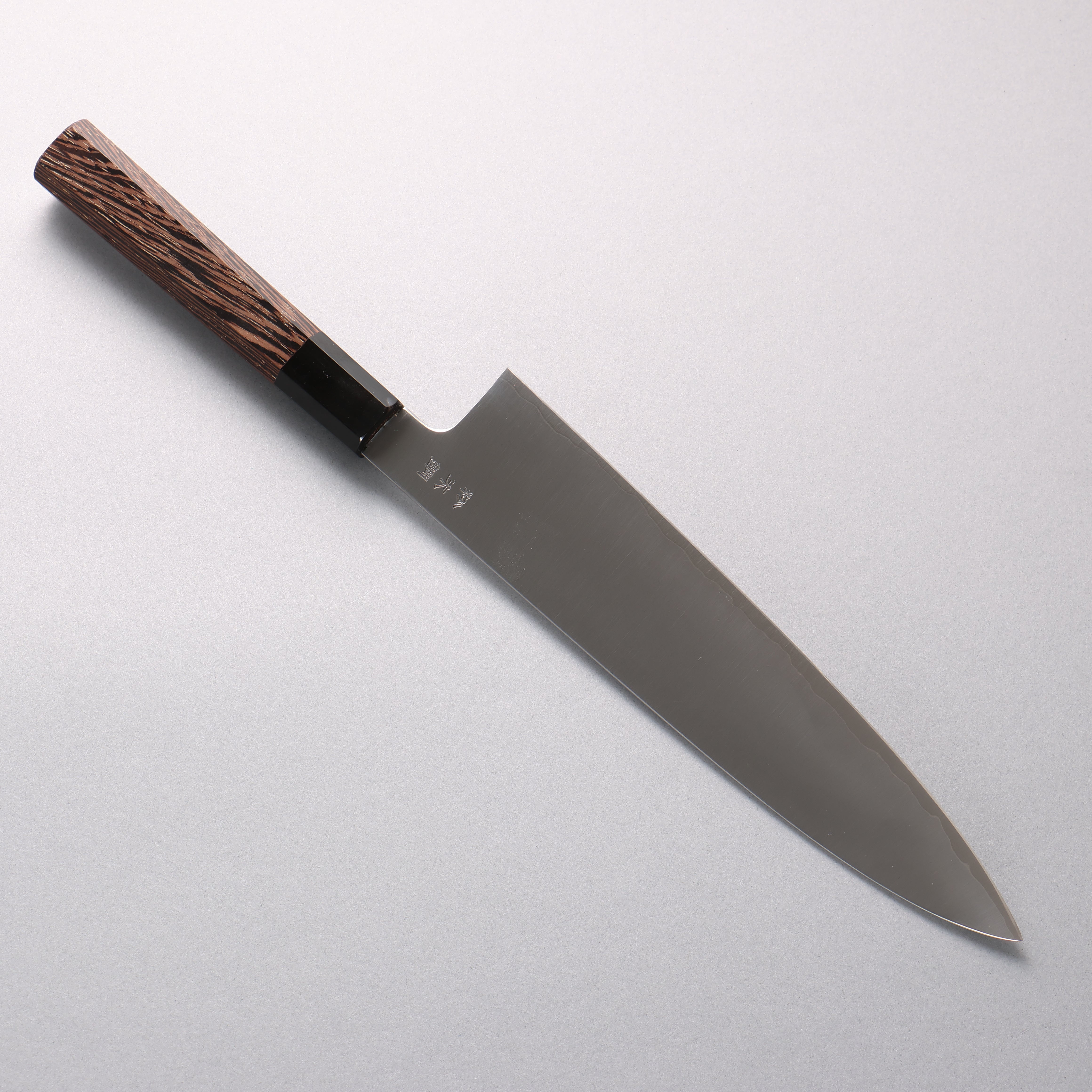 Sukenari SG2 Gyuto 240mm Wenge (ferrule: Black Buffalo Horn) Handle