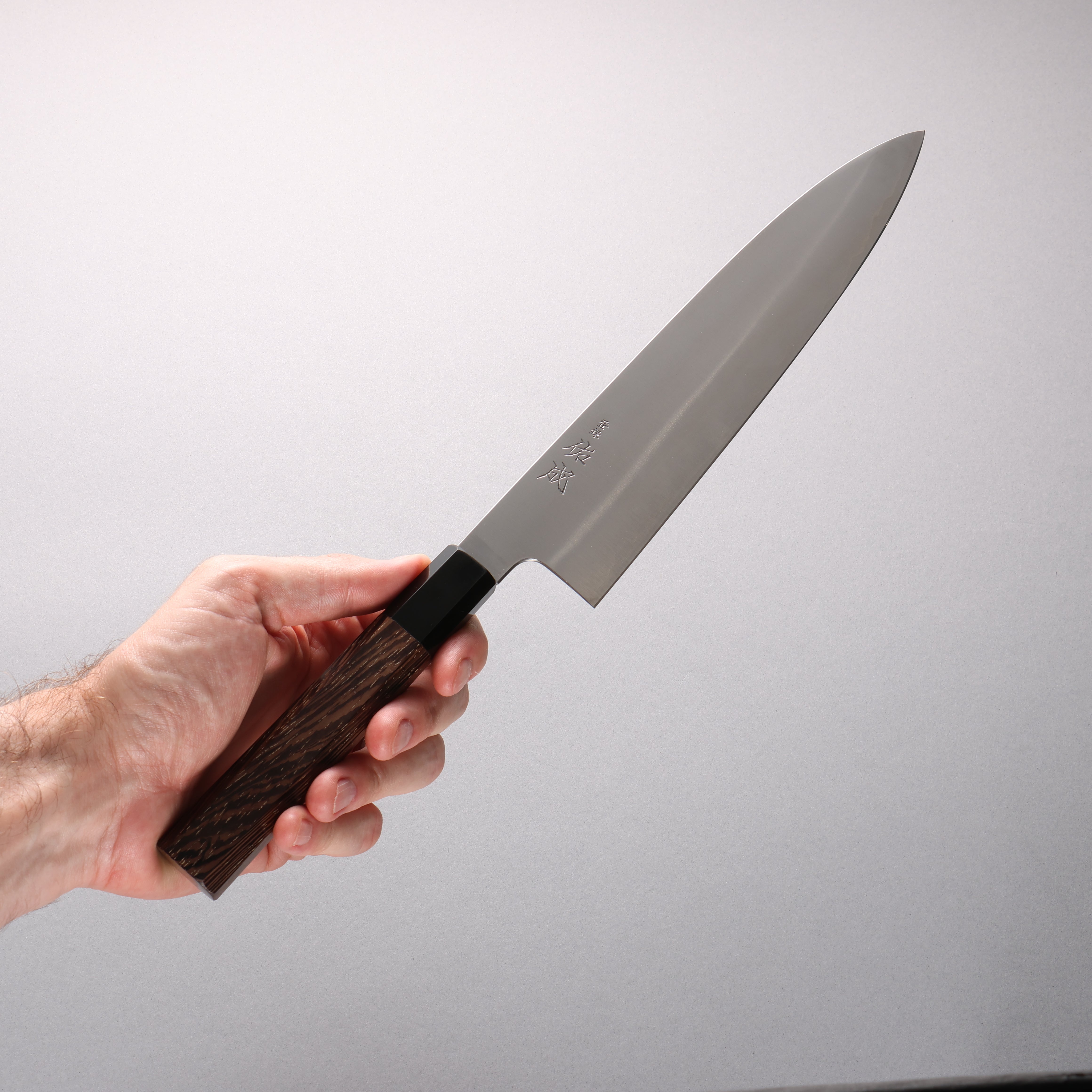 Sukenari SG2 Gyuto 240mm Wenge (ferrule: Black Buffalo Horn) Handle