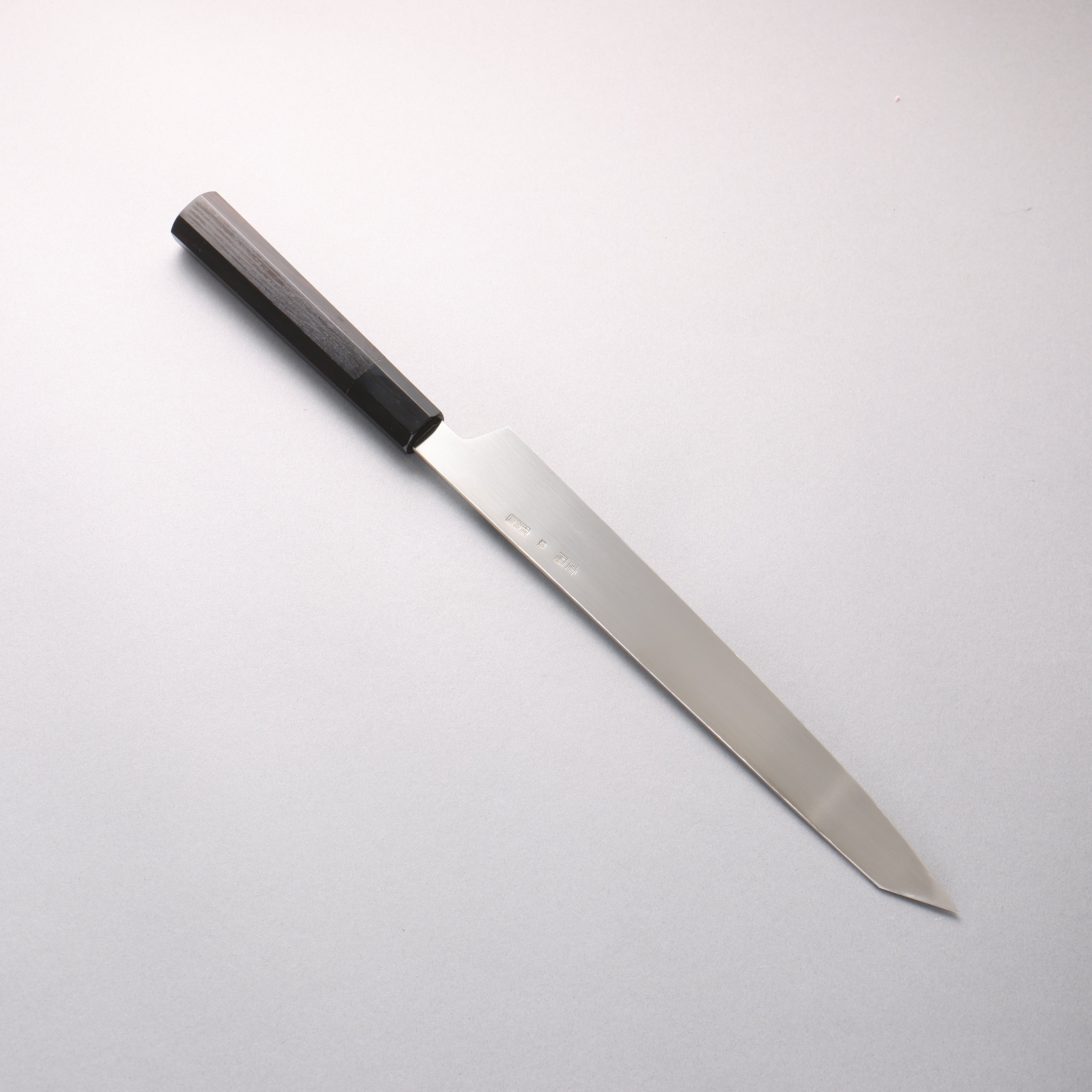 Choyo Silver Steel No.3 Mirrored Finish Kiritsuke Yanagiba 270mm Ebony Wood (ferrule: Black Water Buffalo Horn) Handle