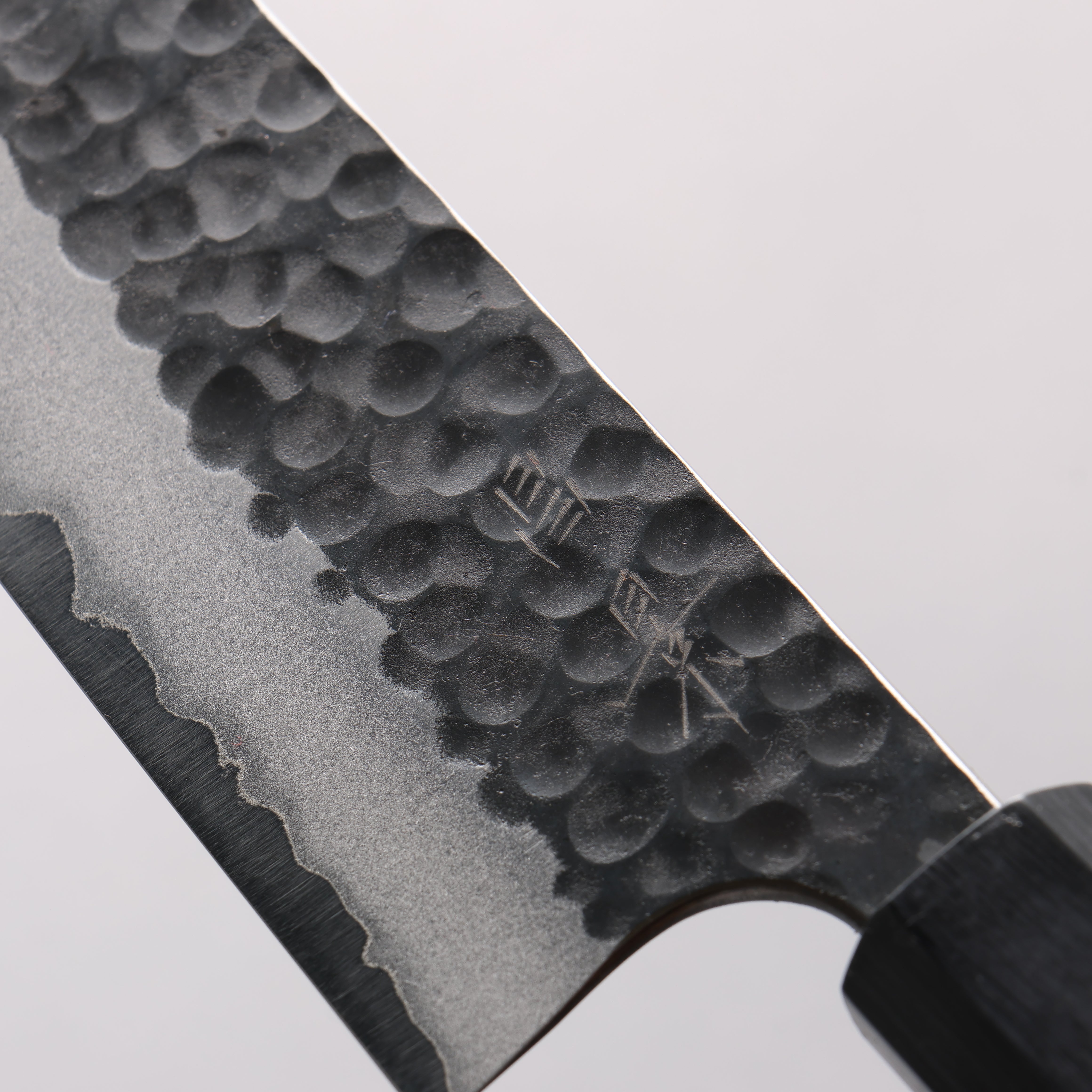 Masakage Koishi Blue Super Black Finished Santoku 165mm American Cherry Handle - Japanny - Best Japanese Knife