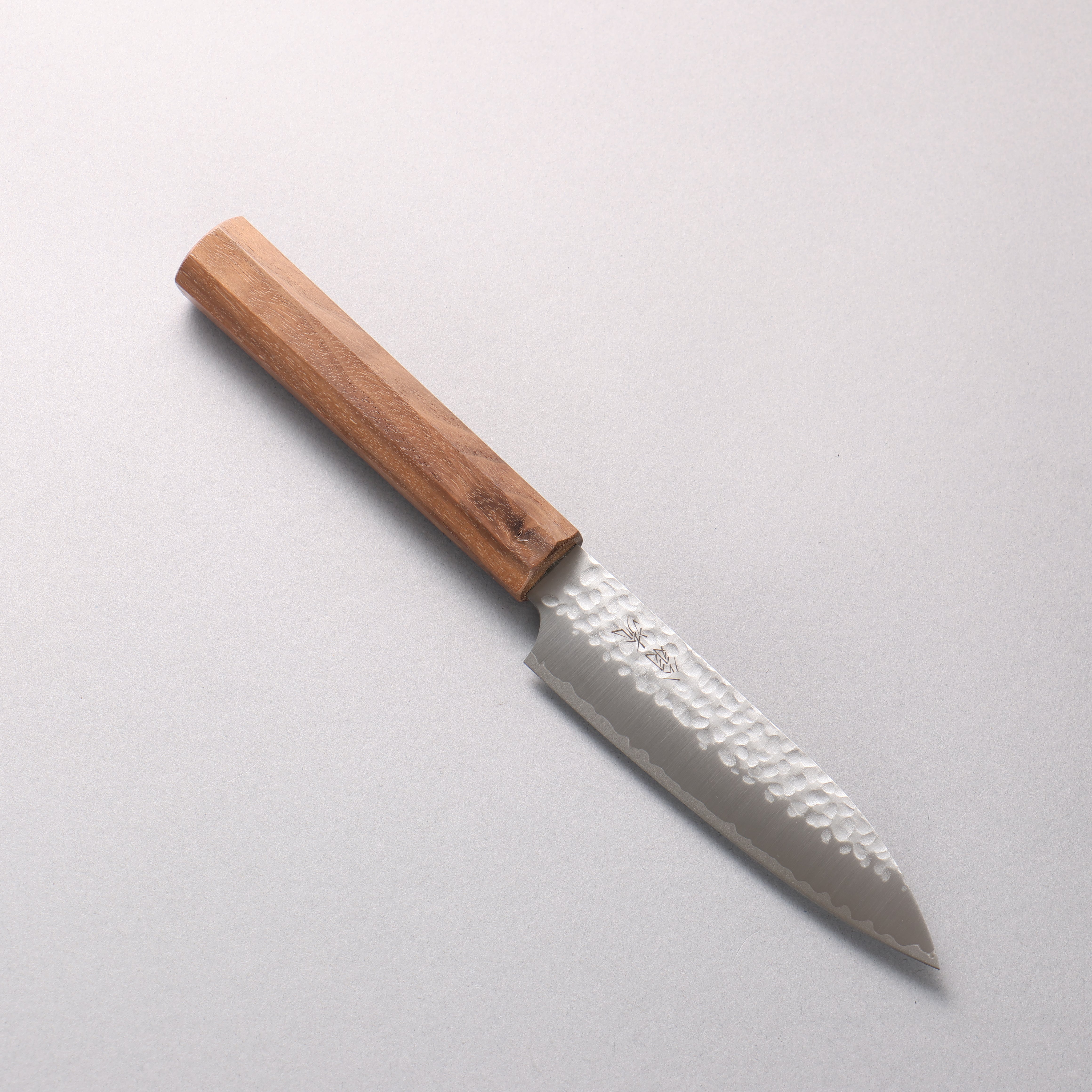 Oul VG10 Hammered Petty-Utility 120mm Walnut Handle - Japanny - Best Japanese Knife