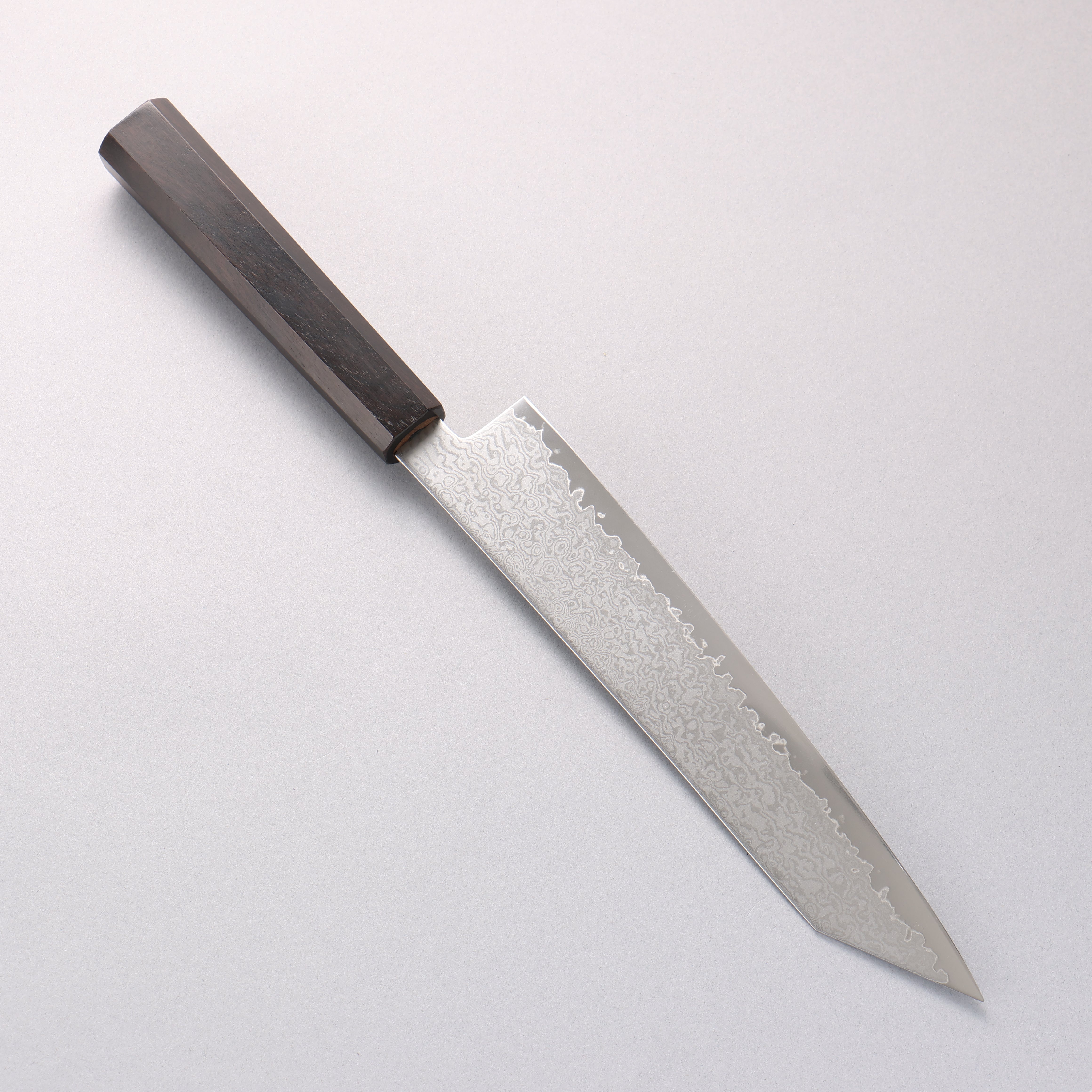 Kanjyo VG10 Damascus Kiritsuke Gyuto 210mm Ebony Wood Handle