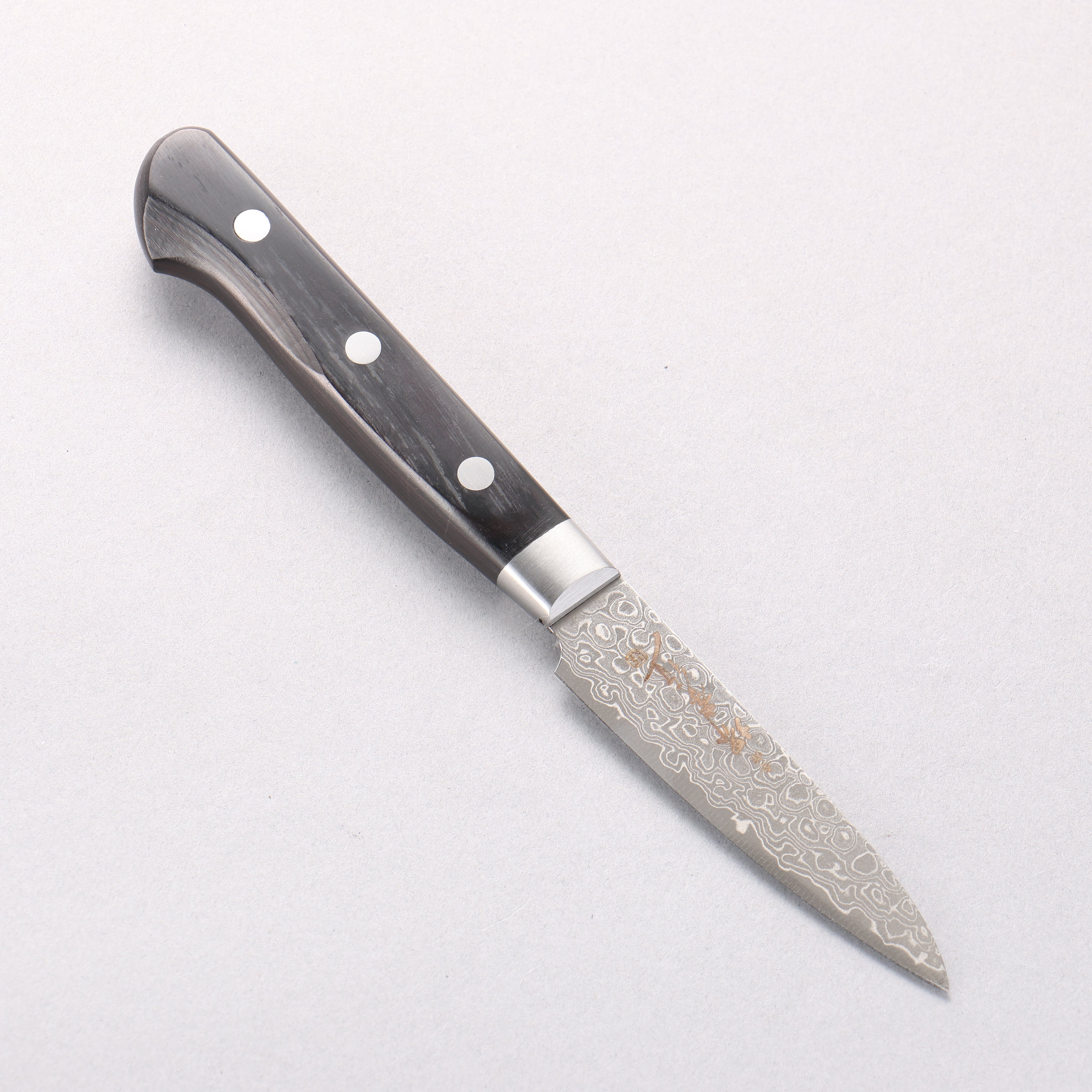 Sakai Takayuki AUS10 45 Layer Mirrored Finish Damascus Petty-Utility 80mm - Japanny - Best Japanese Knife