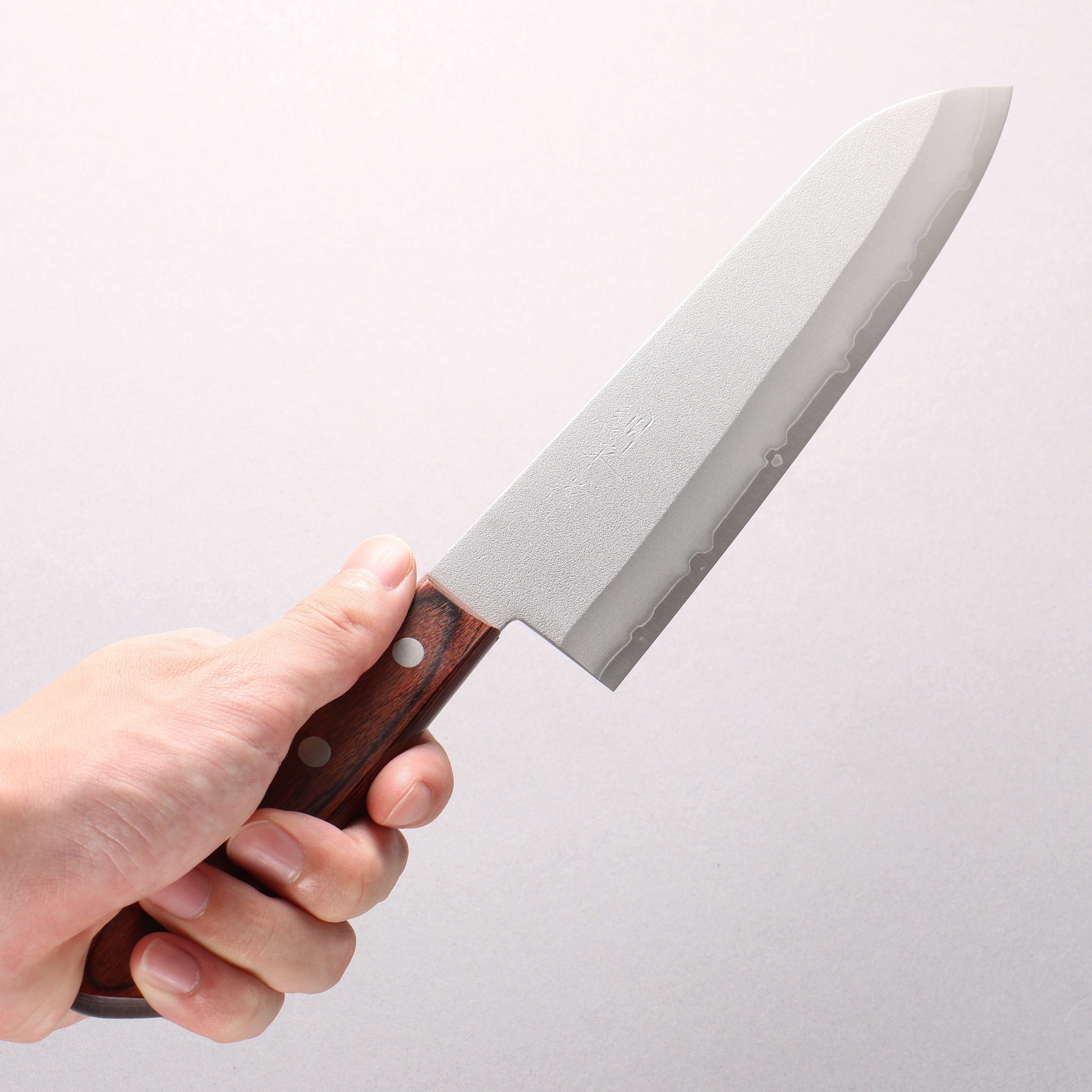 Kunihira VG1 Nashiji Gyuto 180mm Mahogany Handle
