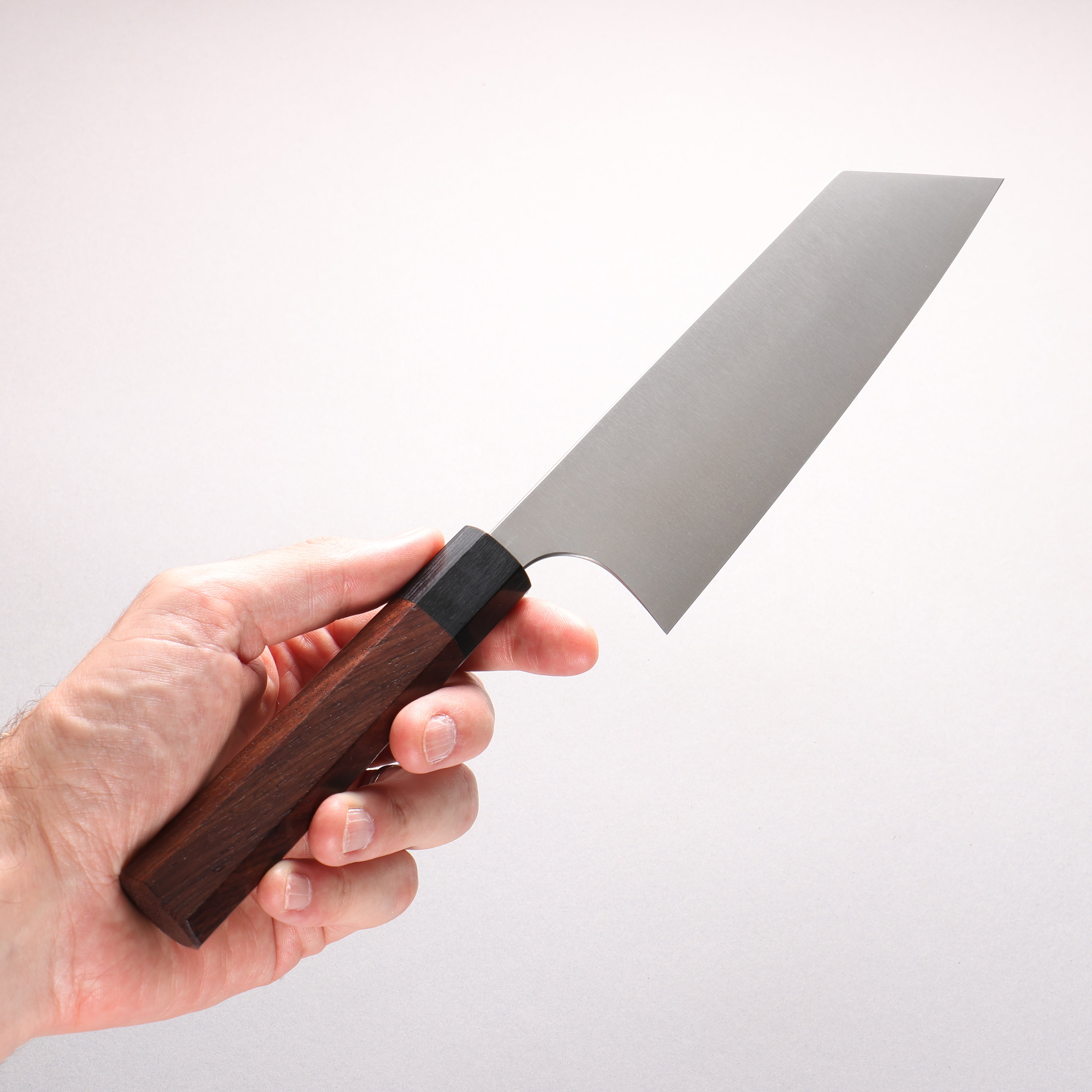Shibata Takayuki Koutetsu SG2 Bunka 180mm Rosewood (Ferrule: Black Pakka Wood) Handle