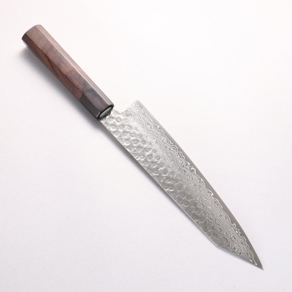 Seisuke AUS10 45 Layer Damascus Kiritsuke Gyuto 210mm Shitan Handle - Japanny - Best Japanese Knife