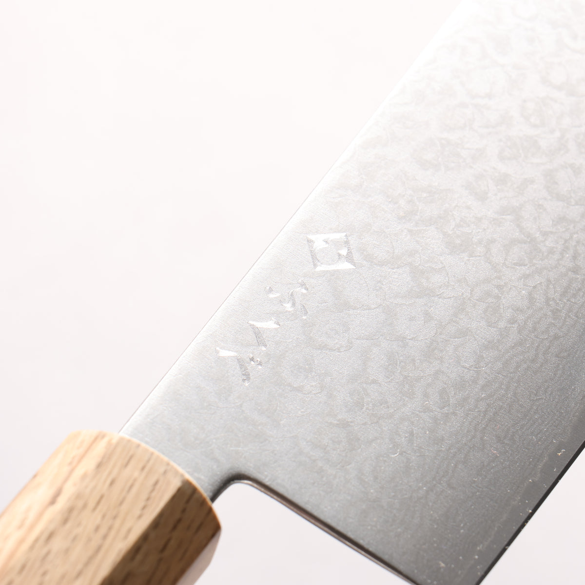 Fukube VG10 16 Layer Damascus Nakiri 170mm Purple Heart Handle - Japanny - Best Japanese Knife