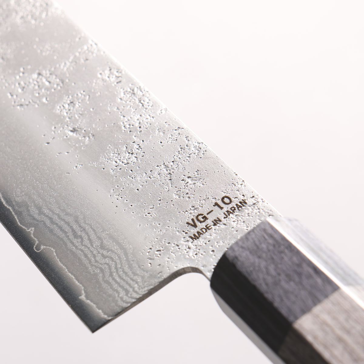 Higuchi VG10 8 Layer Damascus Nashiji Gyuto 210mm Gray Pakka wood Handle