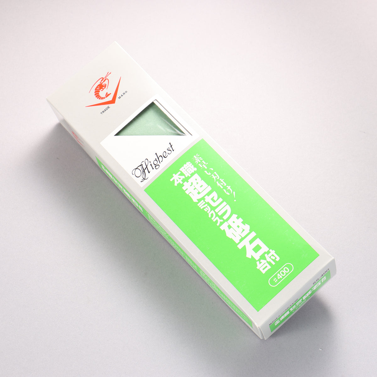 Naniwa Chou Ceramics with Base Sharpening Stone #400 SS-400 210 x 70 x 25mm - Japanny - Best Japanese Knife