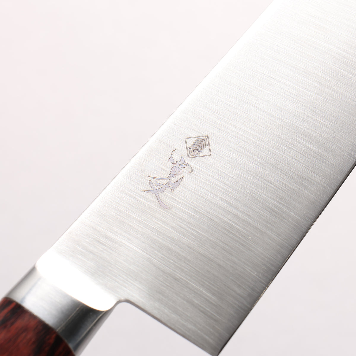 Kanjyo VG10 Kiritsuke Gyuto 210mm Mahogany Pakka wood Handle - Japanny - Best Japanese Knife
