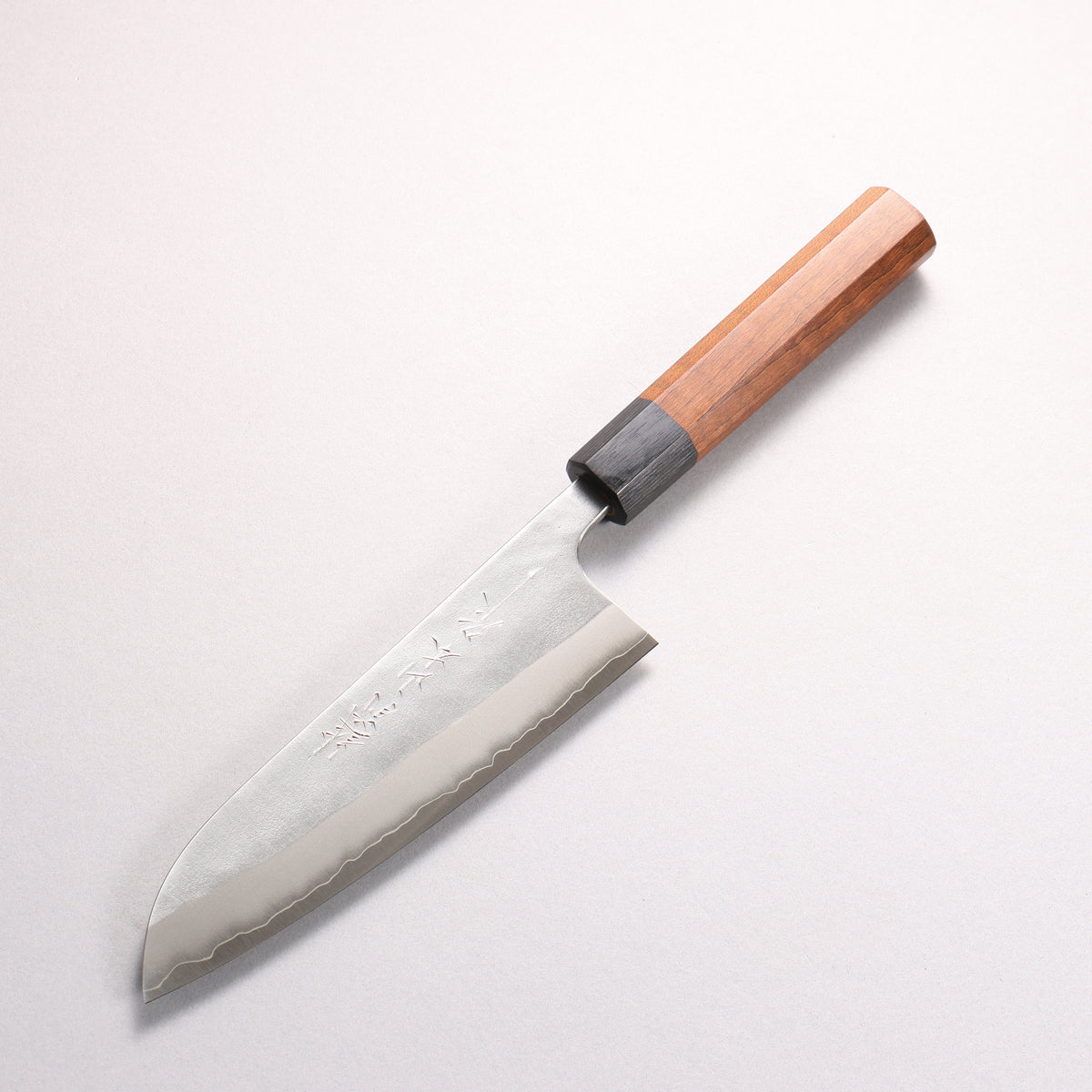 Nao Yamamoto Silver Steel No.3 Nashiji Santoku 165mm Maple Handle - Japanny - Best Japanese Knife