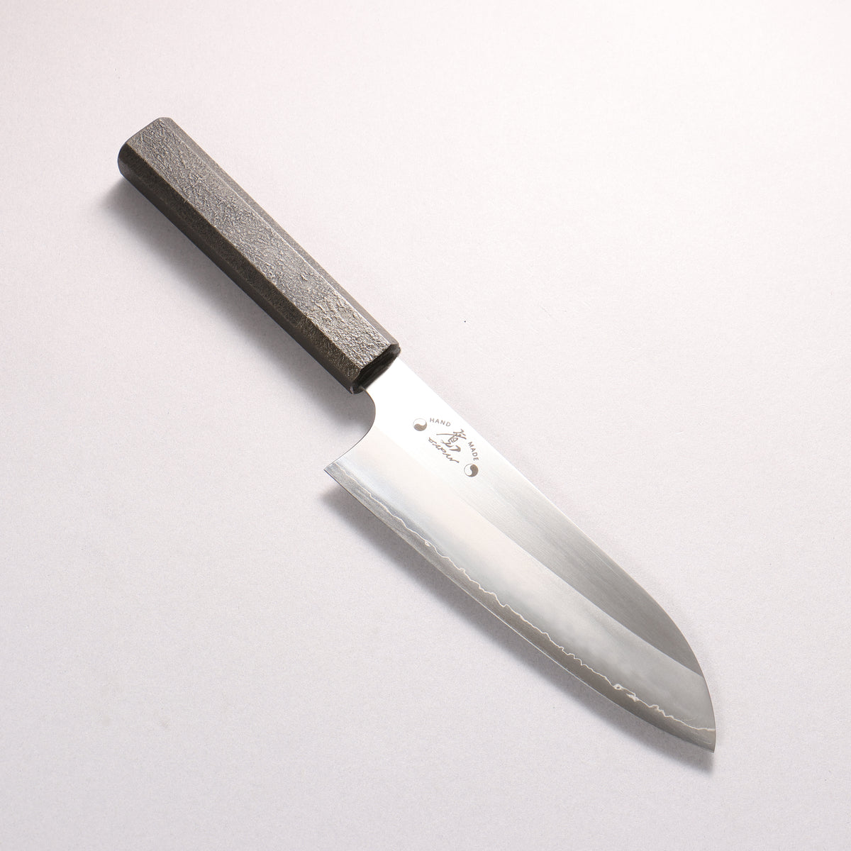 Hiroshi Suzuki ZDP189 Kasumitogi Santoku 165mm Black Lacquered Handle