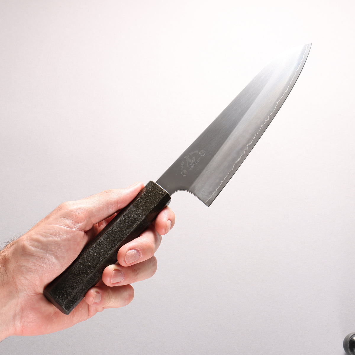 Hiroshi Suzuki ZDP189 Kasumitogi Gyuto 195mm Black Lacquered Handle