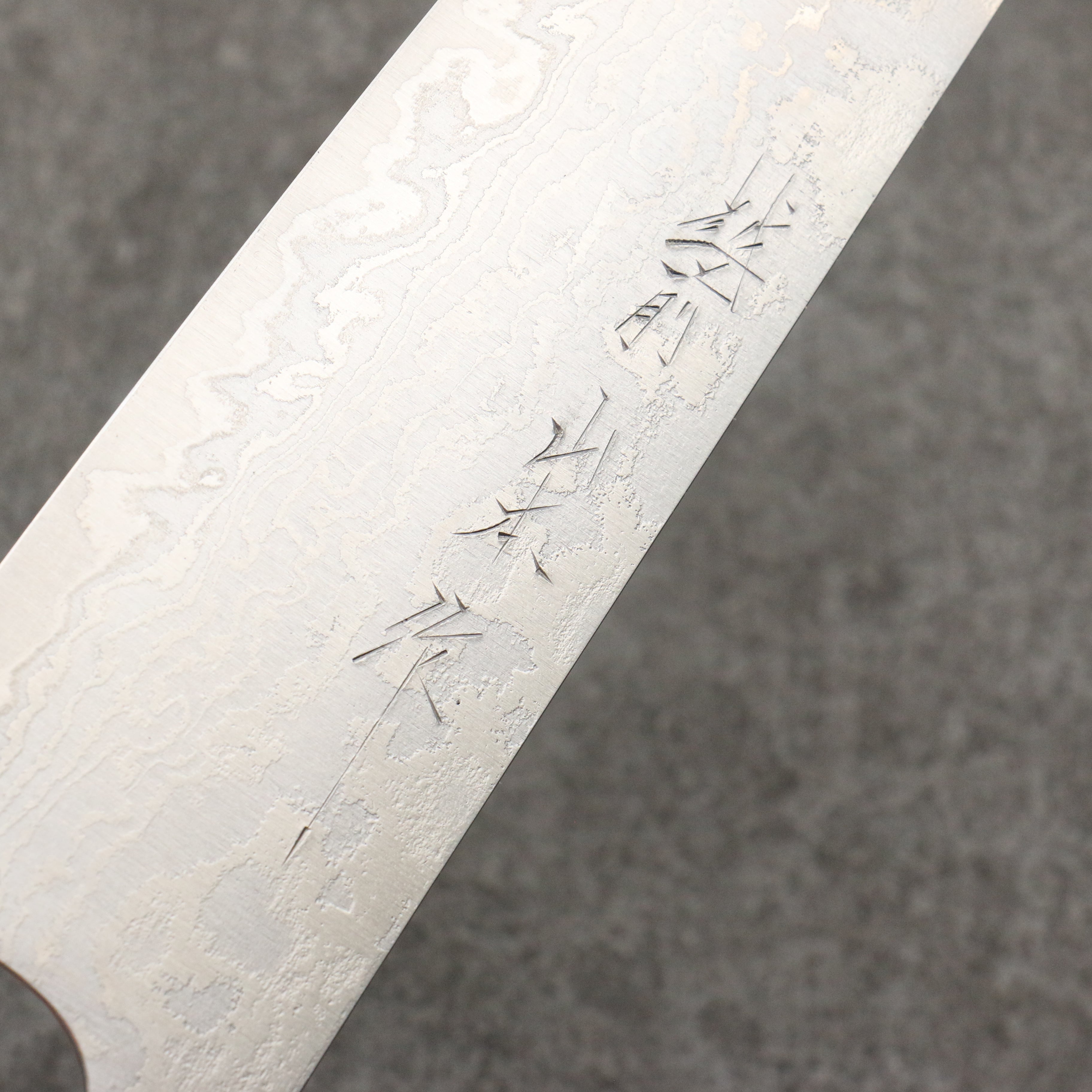 Nao Yamamoto SG2 Damascus Migaki Finished Gyuto 210mm Rosewood (Ferrule: Black Pakka Wood) Handle - Japanny - Best Japanese Knife