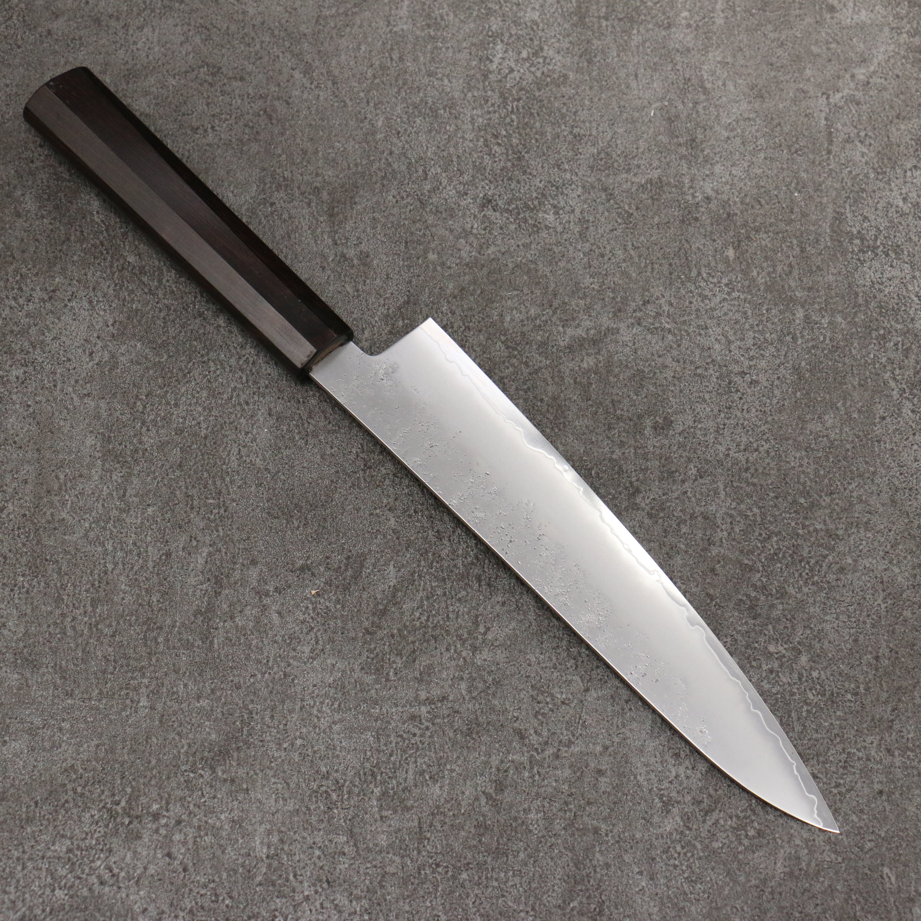 Sakai Takayuki VG10 Nashiji Gyuto 210mm Ebony Wood Handle - Japanny - Best Japanese Knife