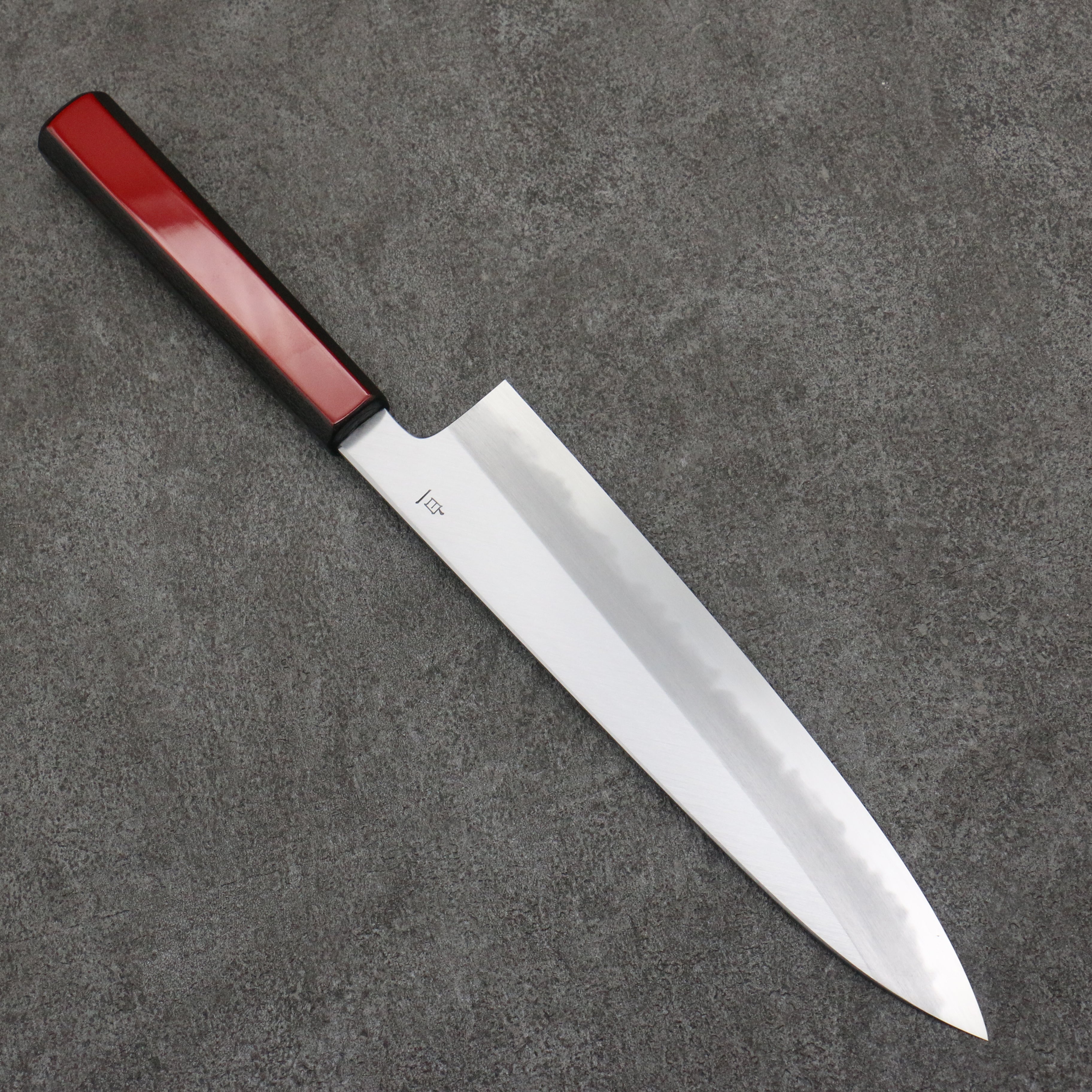 Kagekiyo White Steel No.1 Gyuto 240mm Akaro Lacquered (Magnolia) Handle - Japanny - Best Japanese Knife