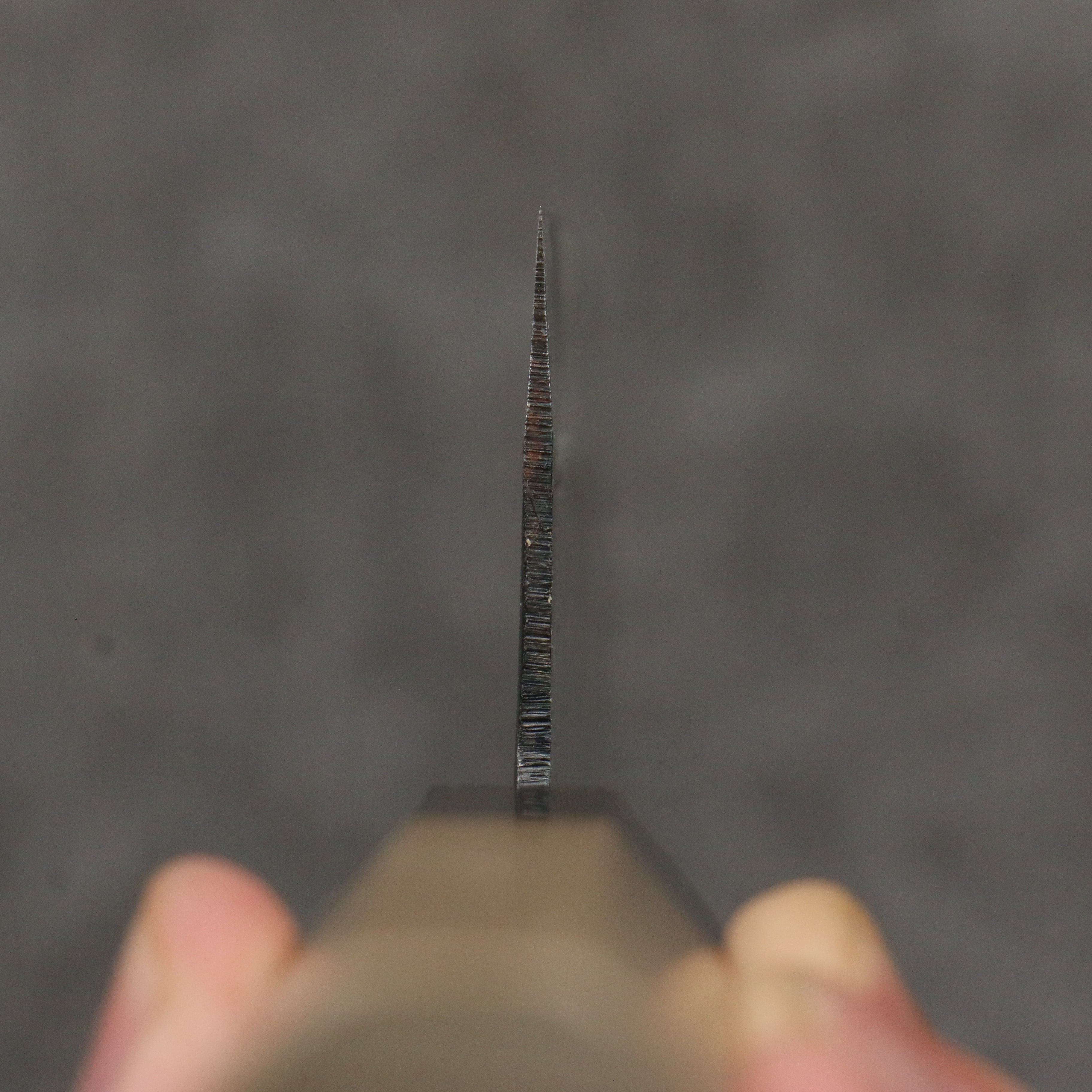 Seisuke Blue Steel No.1 Black Finished Nakiri 165mm Magnolia (Ferrule: Ebony) Handle - Japanny - Best Japanese Knife