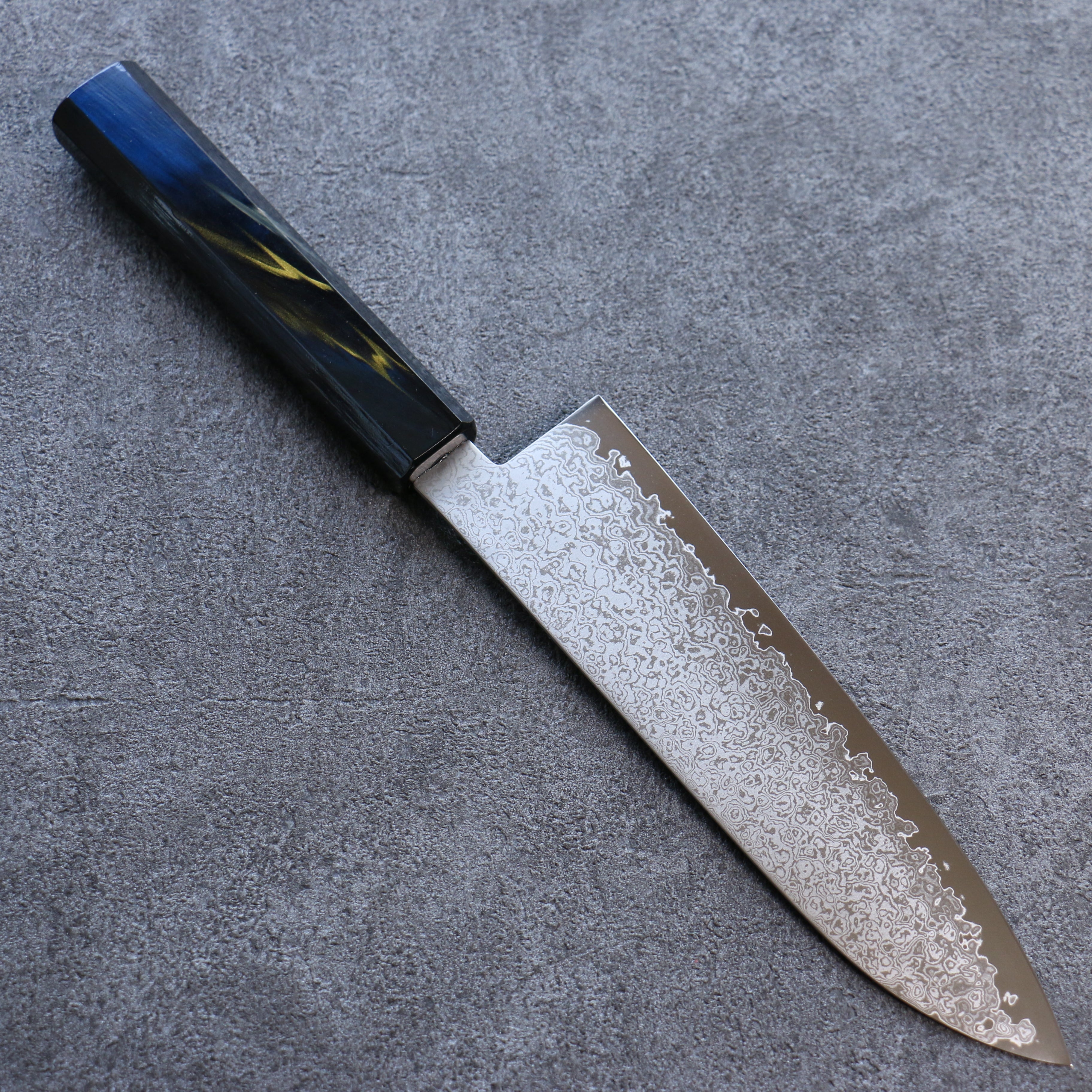Seisuke VG10 Damascus Santoku 180mm Wood(Lacquered) Handle - Japanny - Best Japanese Knife