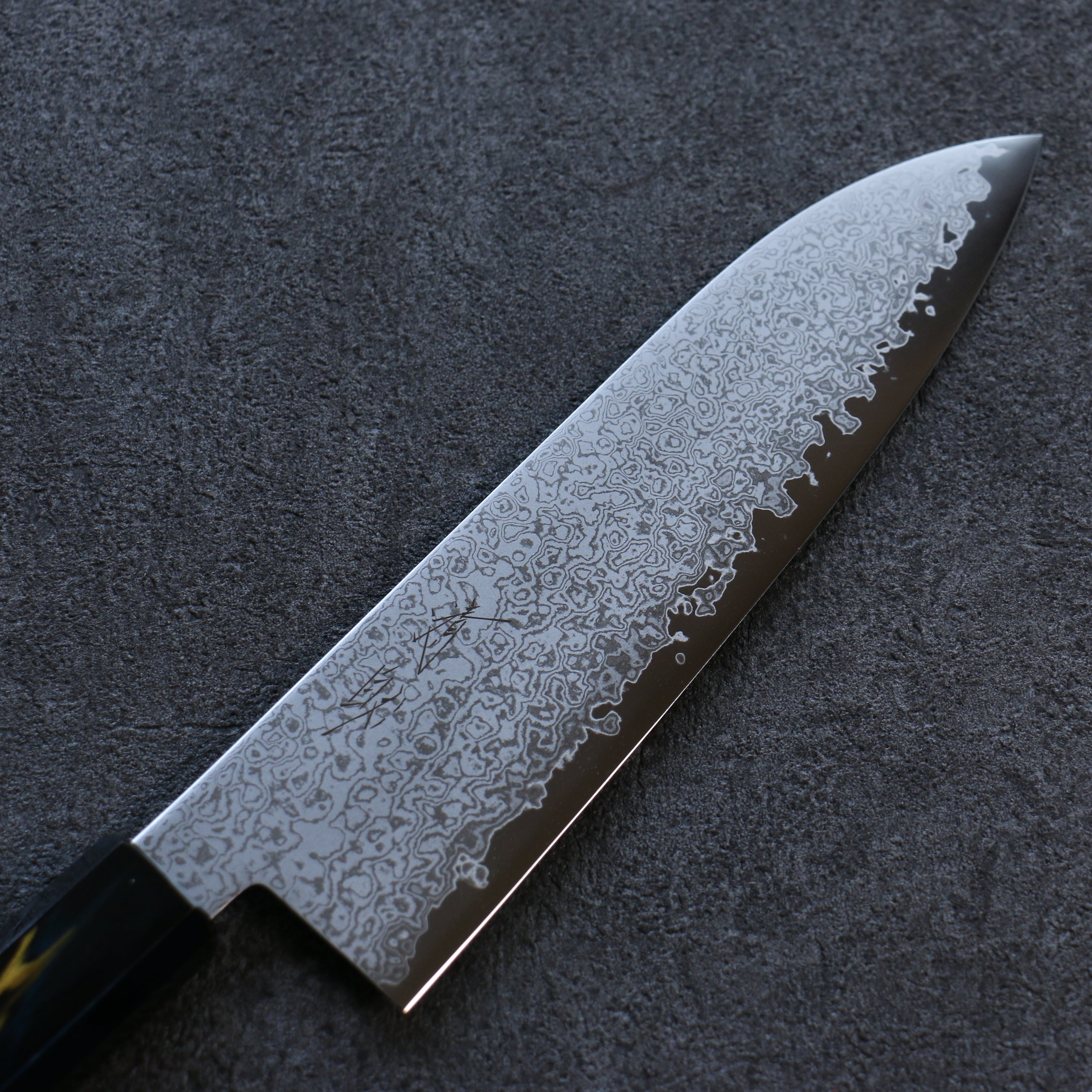 Seisuke VG10 Damascus Santoku 180mm Wood(Lacquered) Handle - Japanny - Best Japanese Knife