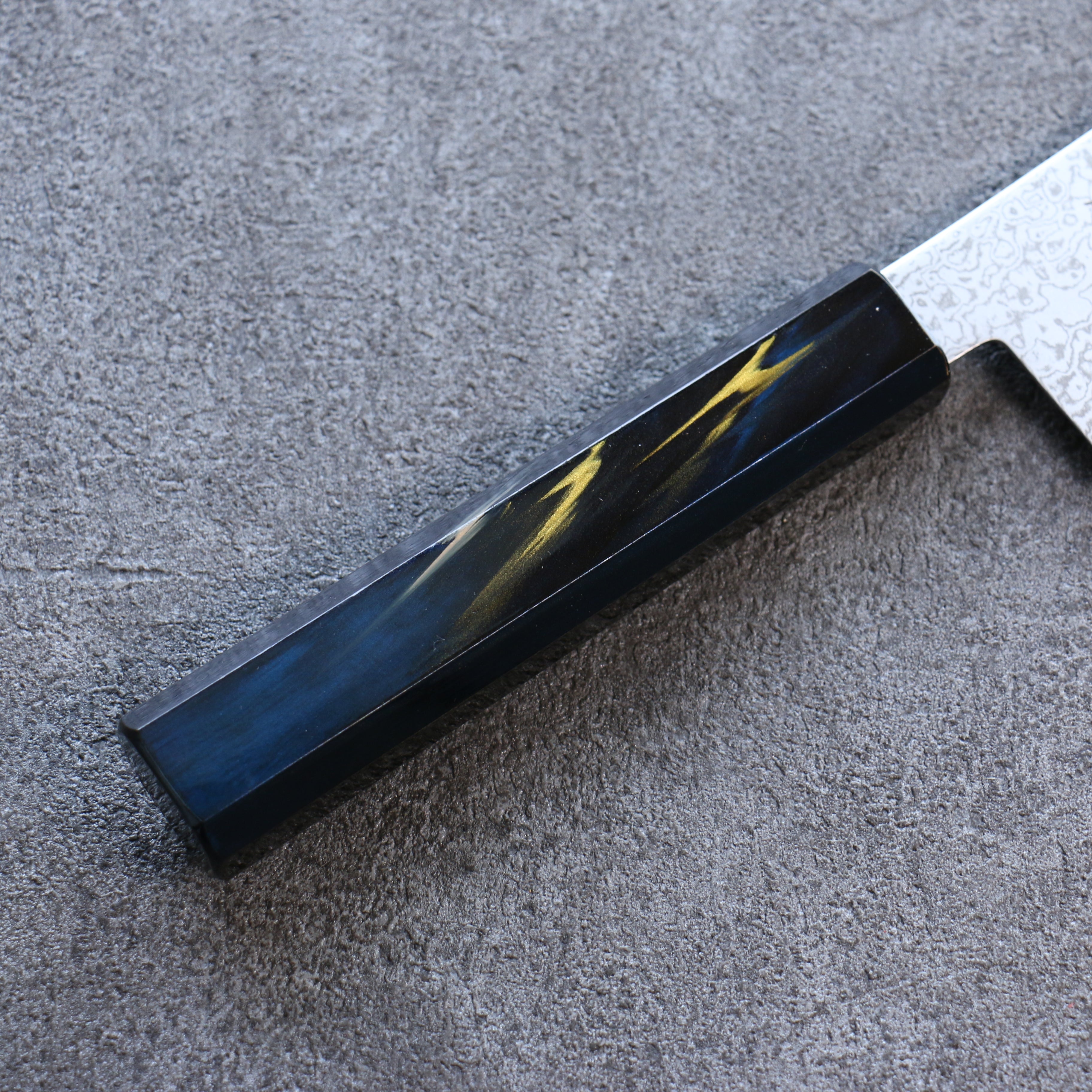 Seisuke VG10 Damascus Santoku 180mm Wood(Lacquered) Handle - Japanny - Best Japanese Knife