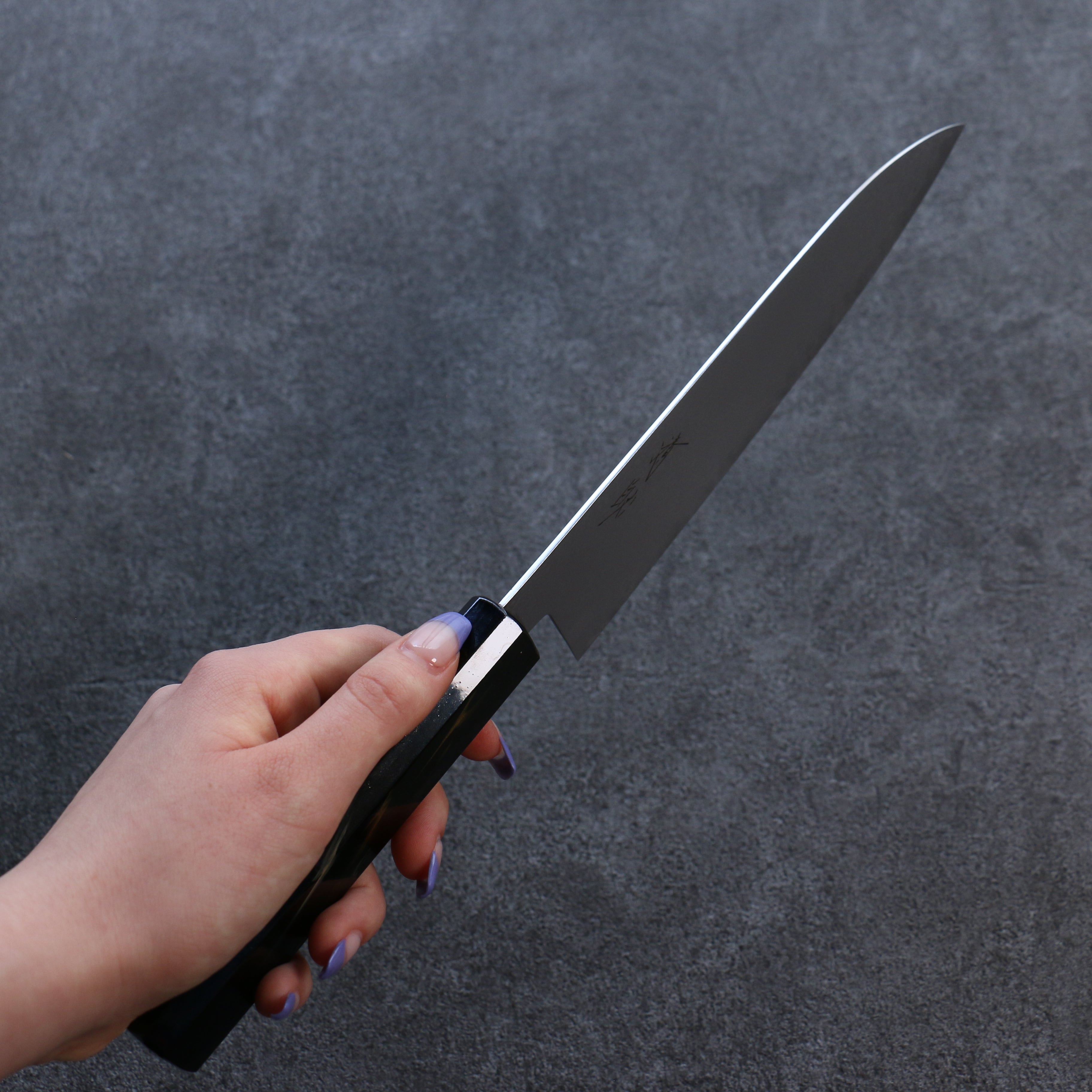 Seisuke VG10 Damascus Santoku 180mm Wood(Lacquered) Handle - Japanny - Best Japanese Knife