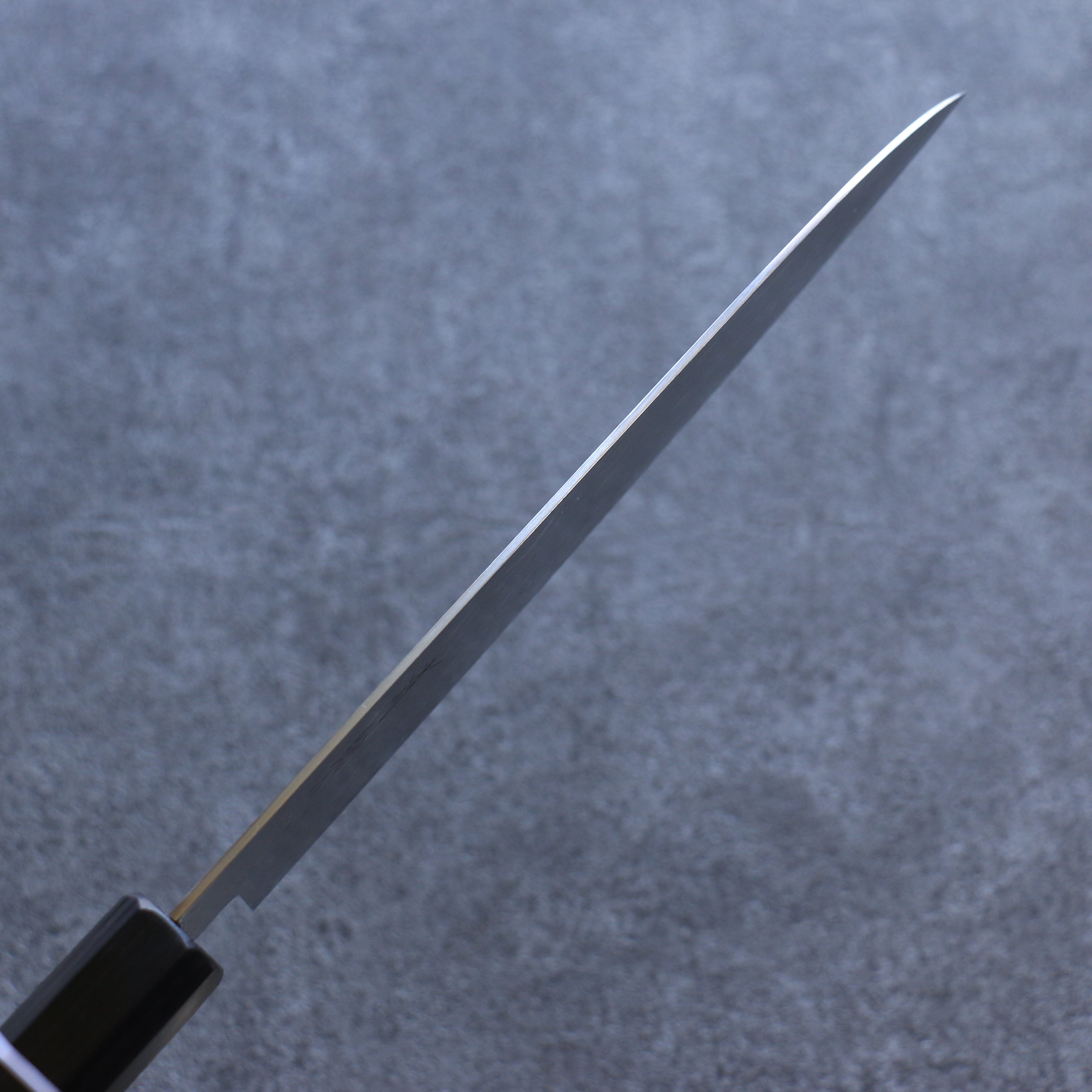 Seisuke AUS10 Mirror Crossed Santoku 180mm Black Pakka wood Handle - Japanny - Best Japanese Knife