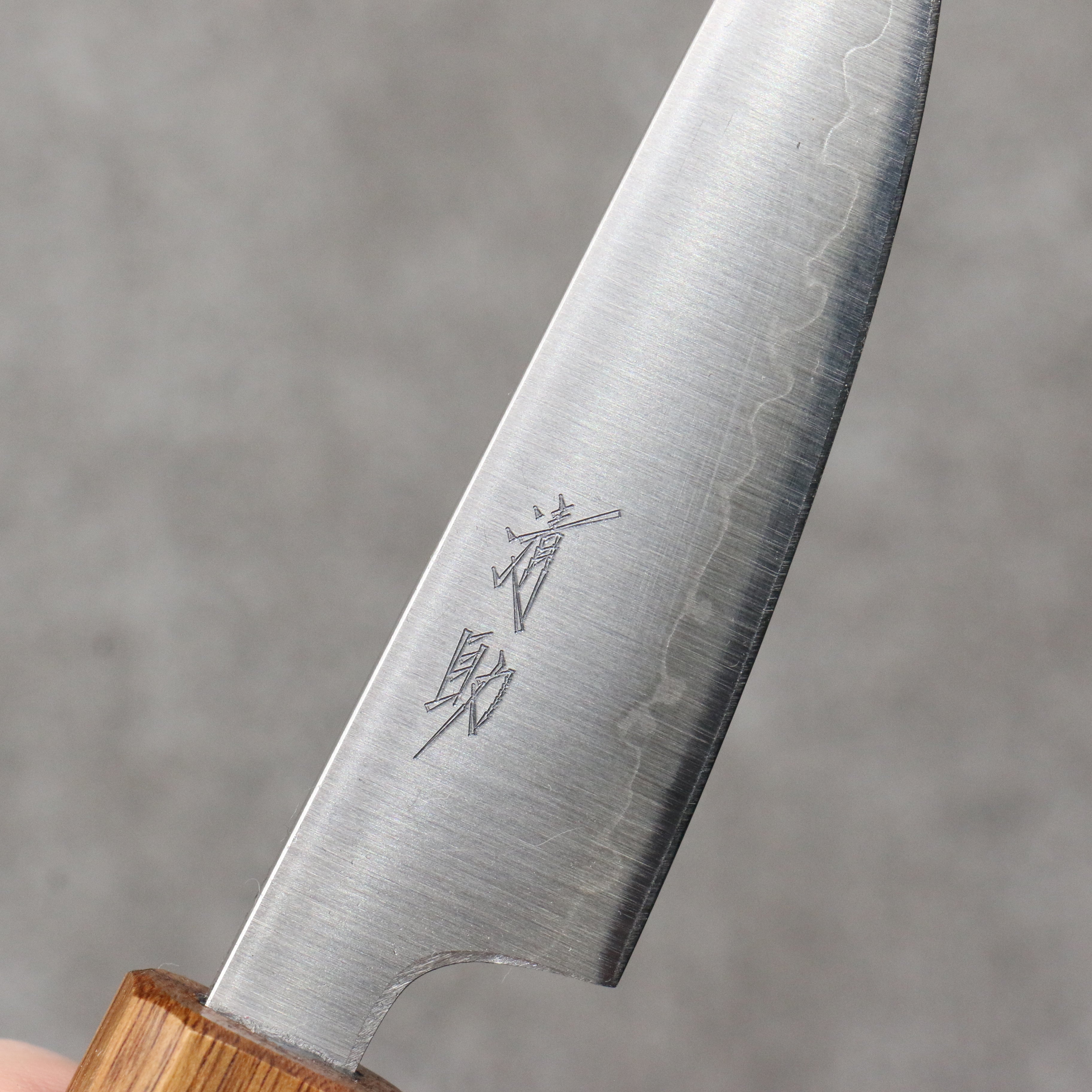 Seisuke Silver Steel No.3 Migaki Polish Finish Paring 80mm White Oak Handle - Japanny - Best Japanese Knife
