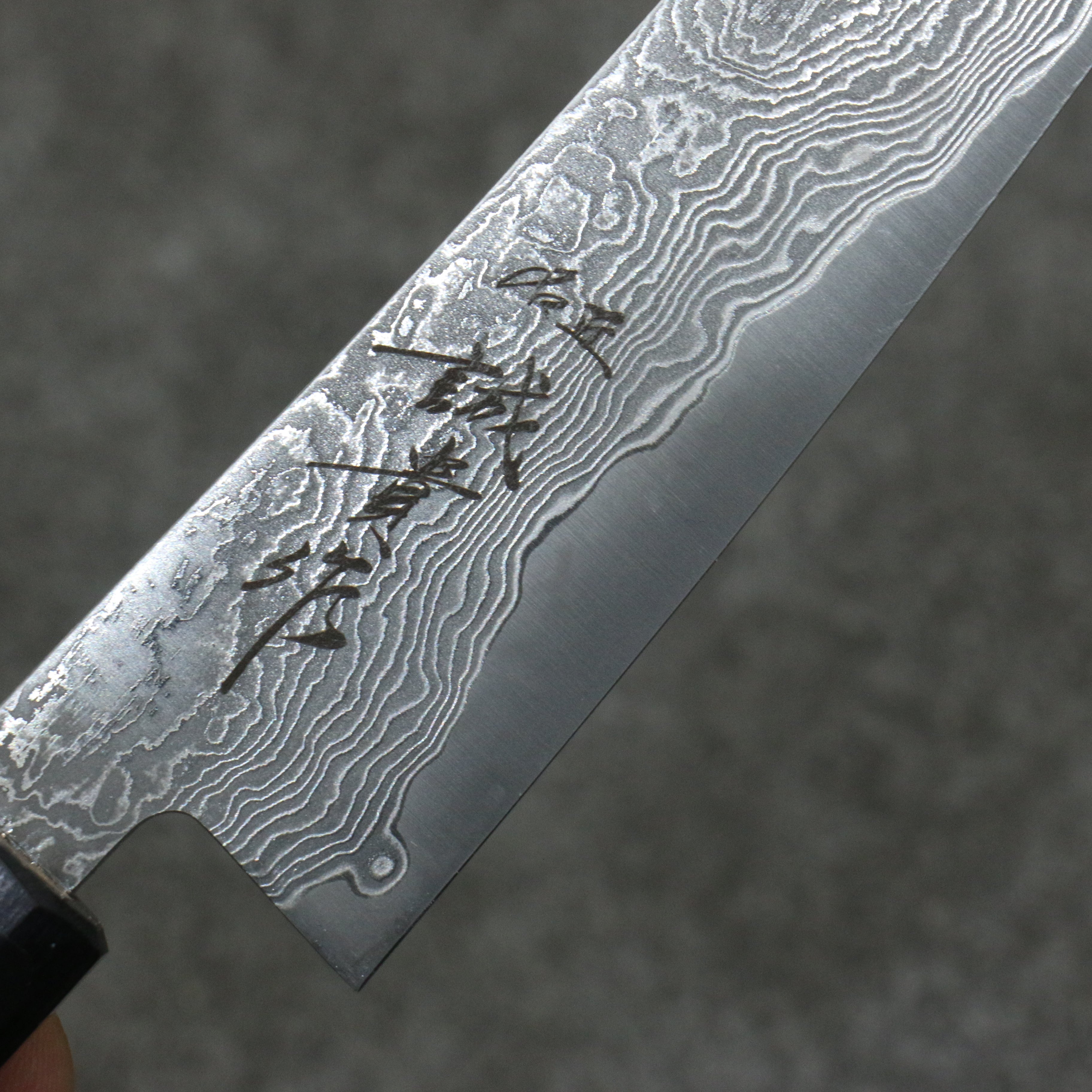 Shigeki Tanaka Harukaze SG2 Damascus Petty-Utility 150mm Walnut Handle - Japanny - Best Japanese Knife